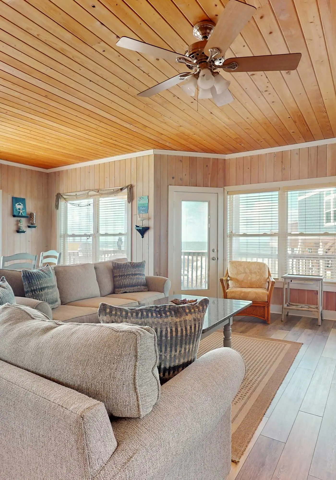 Updated, Dog-Friendly Home with Free WiFi, Beach Views, Covered Porch, Washer,Dryer