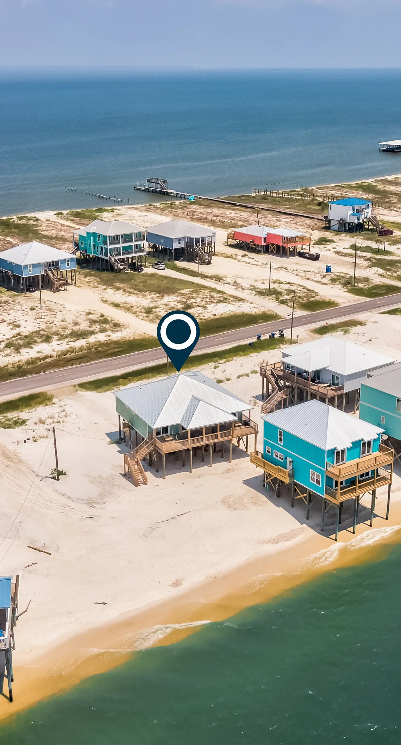 Exquisite oceanfront beach home with hot tub, central AC, balcony, & W&D