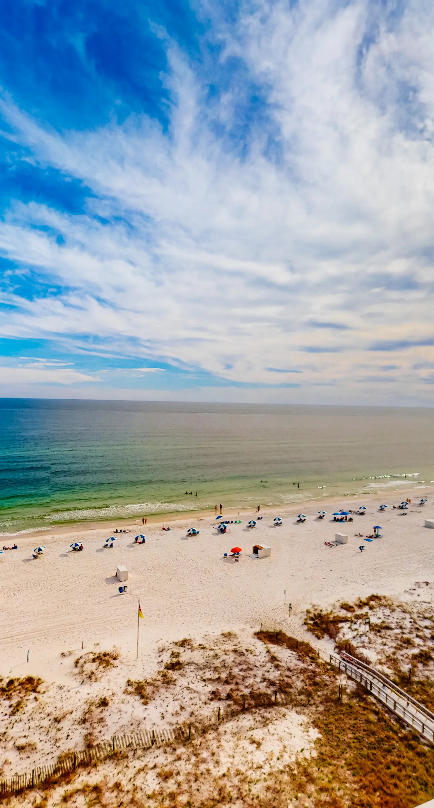 Oceanfront condo with sweeping views, washer/dryer, central AC, & access to pool