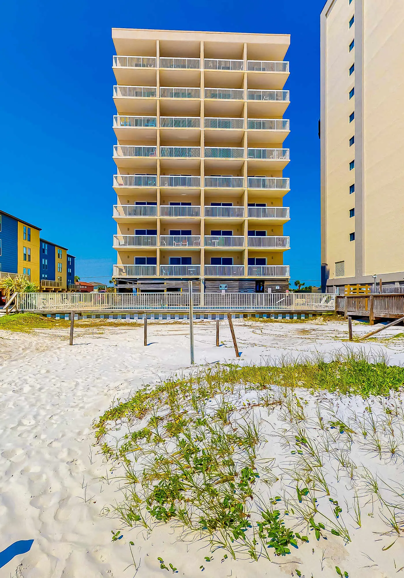 Unique dog-friendly Gulf-front condo with amazing views, pools, sauna, gym, & AC