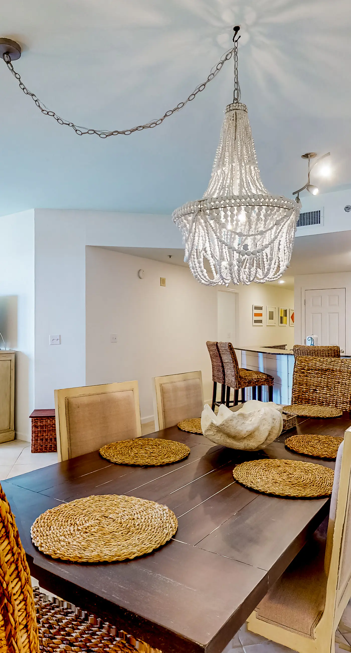 Peaceful water view condo with sauna, pool, tennis court, W&D, hot tub, & patio