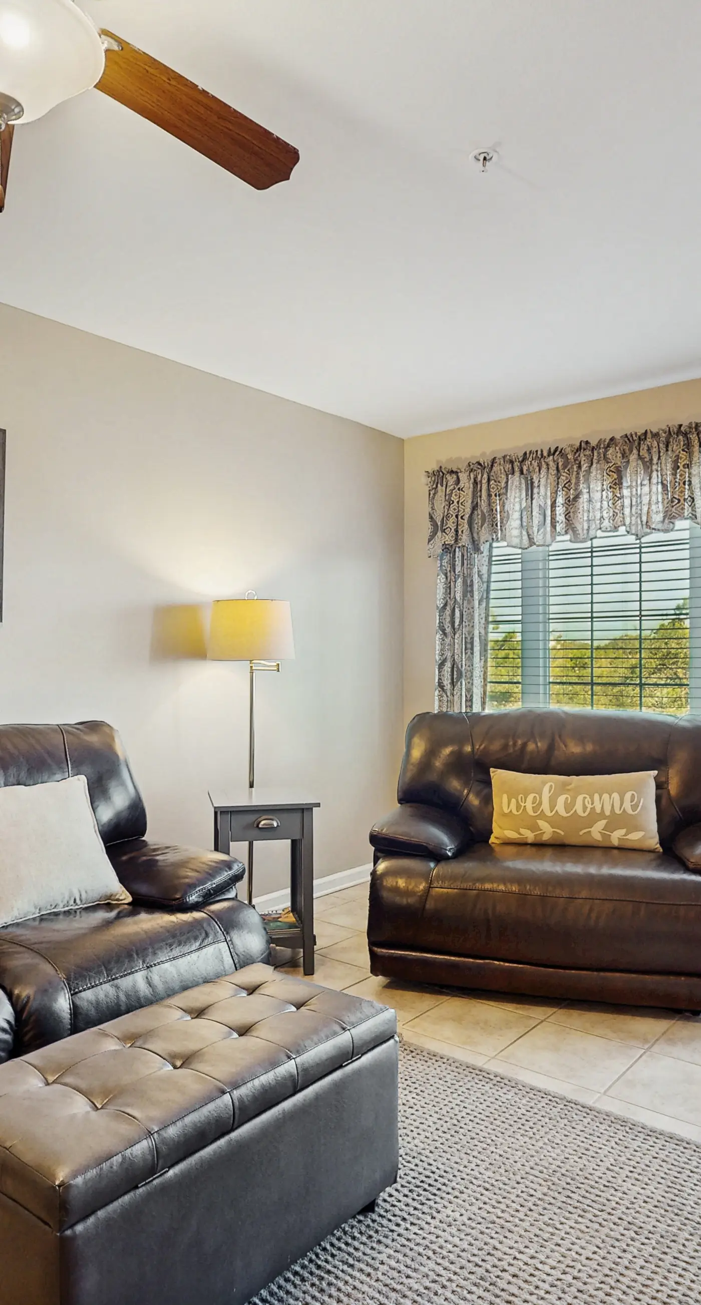 Beach resort condo with patio, central AC, WiFi, on-site pool, & beach access