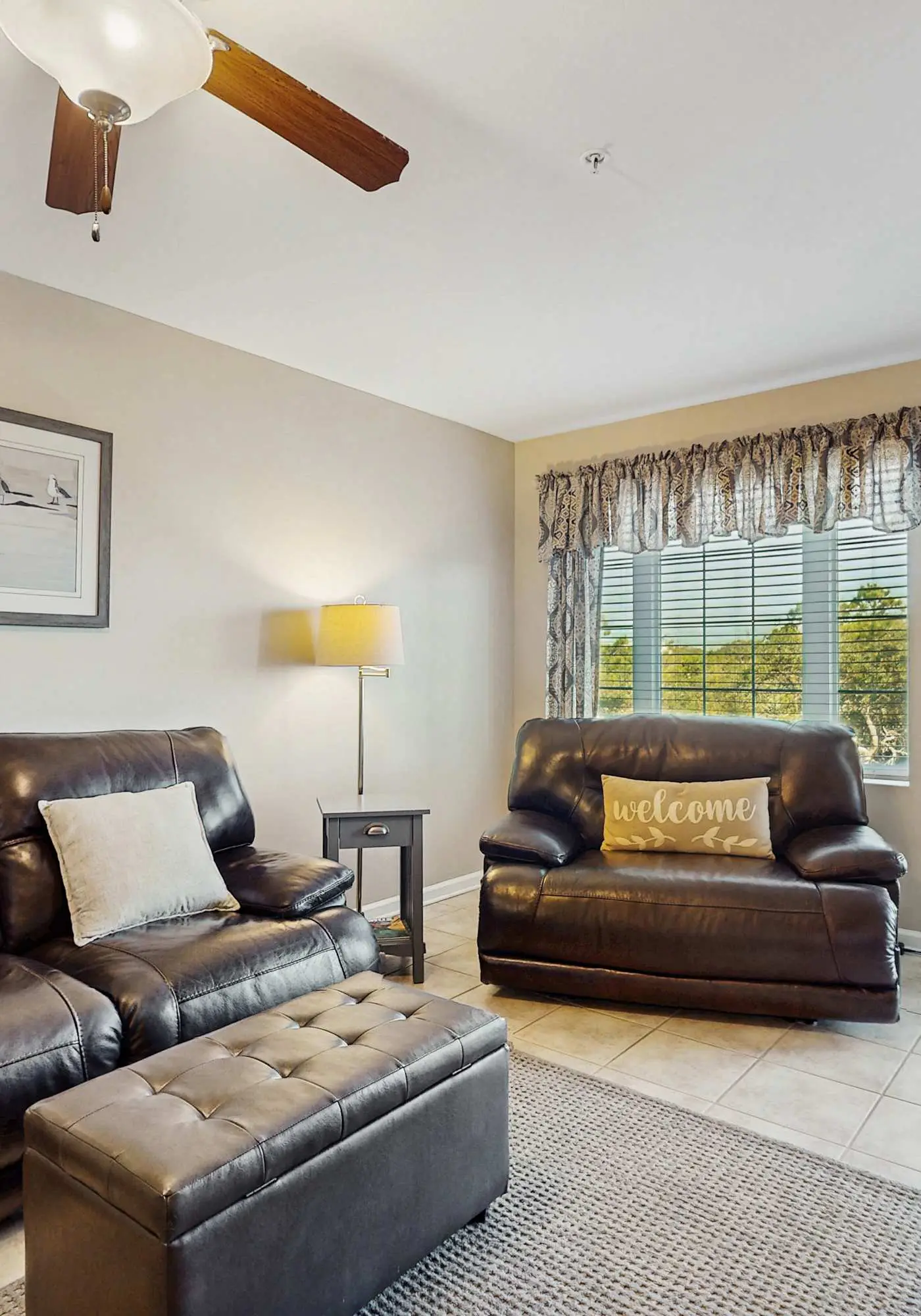 Beach resort condo with patio, central AC, WiFi, on-site pool, & beach access