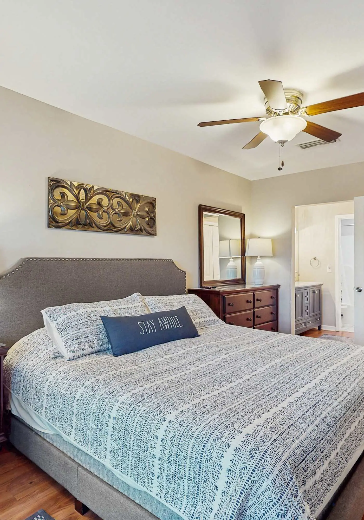 Beach resort condo with patio, central AC, WiFi, on-site pool, & beach access