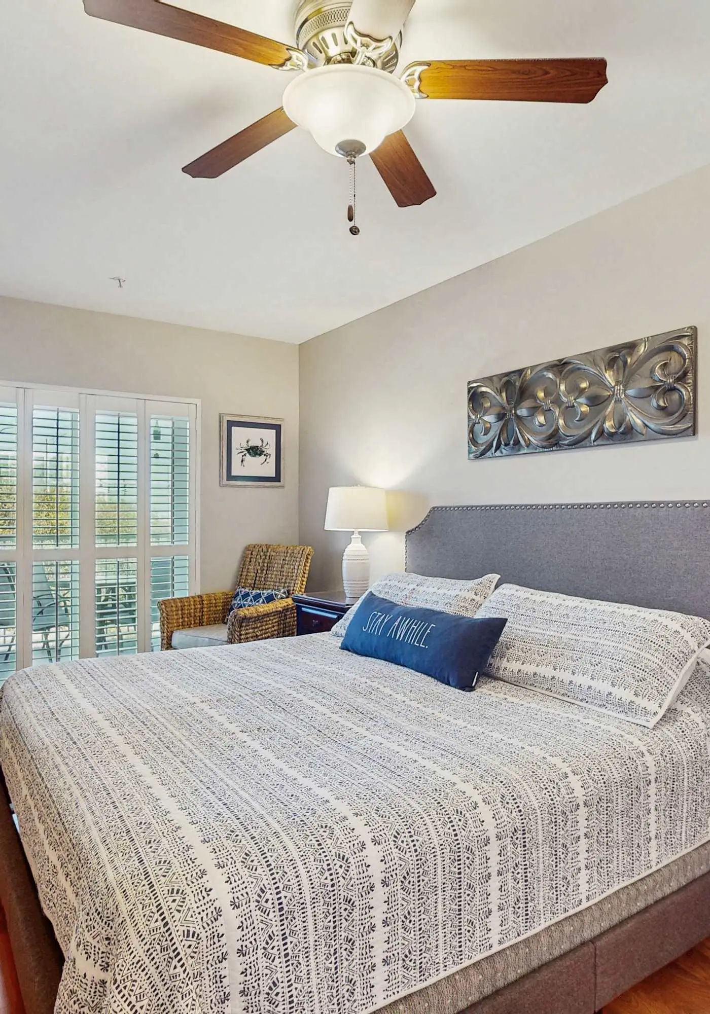 Beach resort condo with patio, central AC, WiFi, on-site pool, & beach access