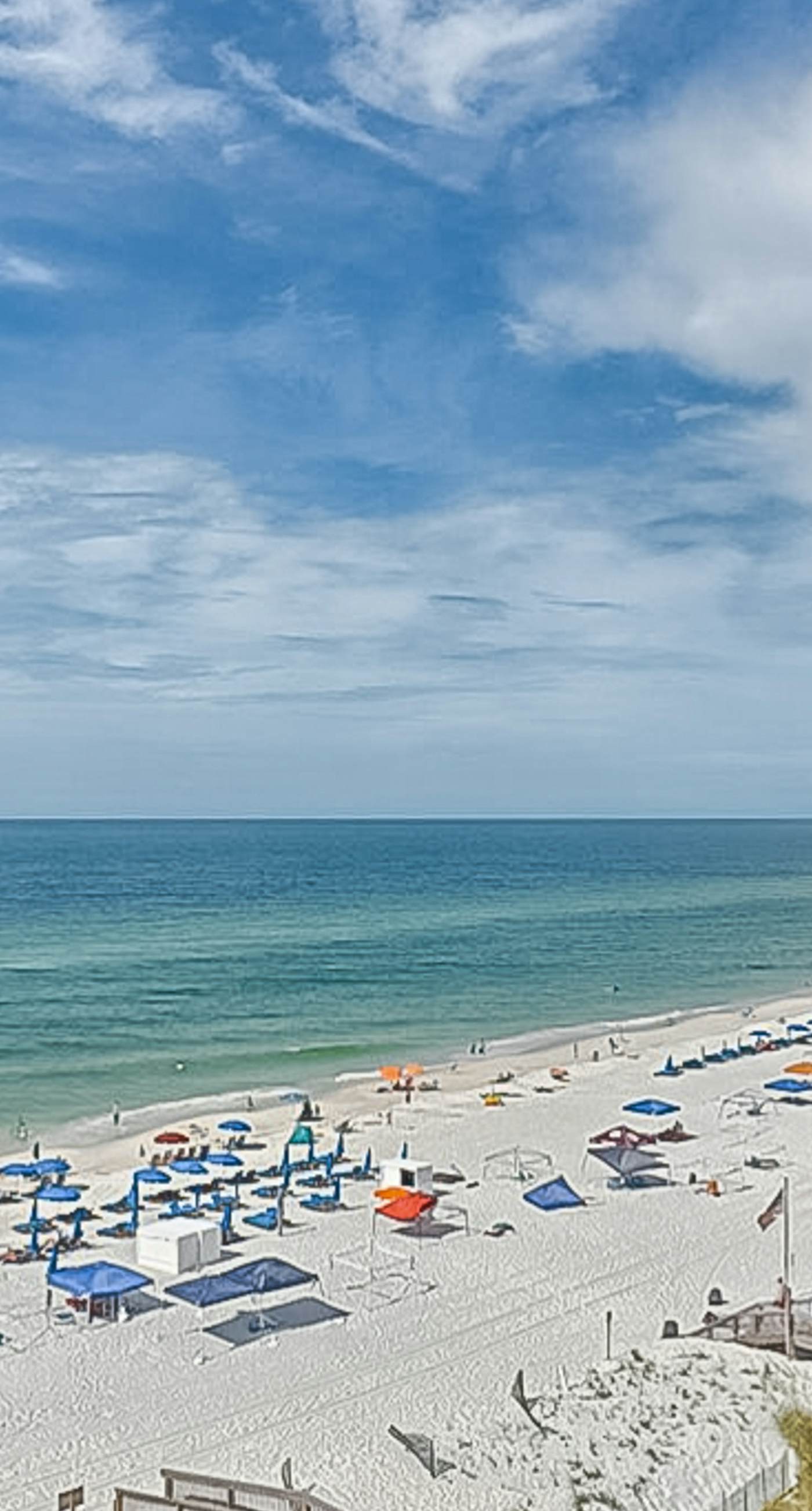 Beachfront condo with Gulf views, pool, washer,dryer, & central AC