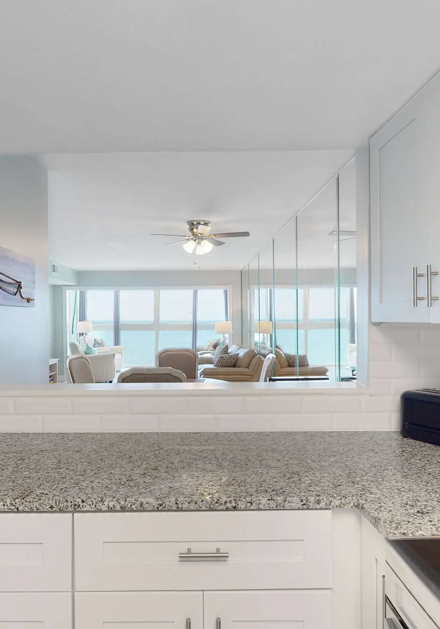 Beachfront condo with Gulf views, pool, washer,dryer, & central AC