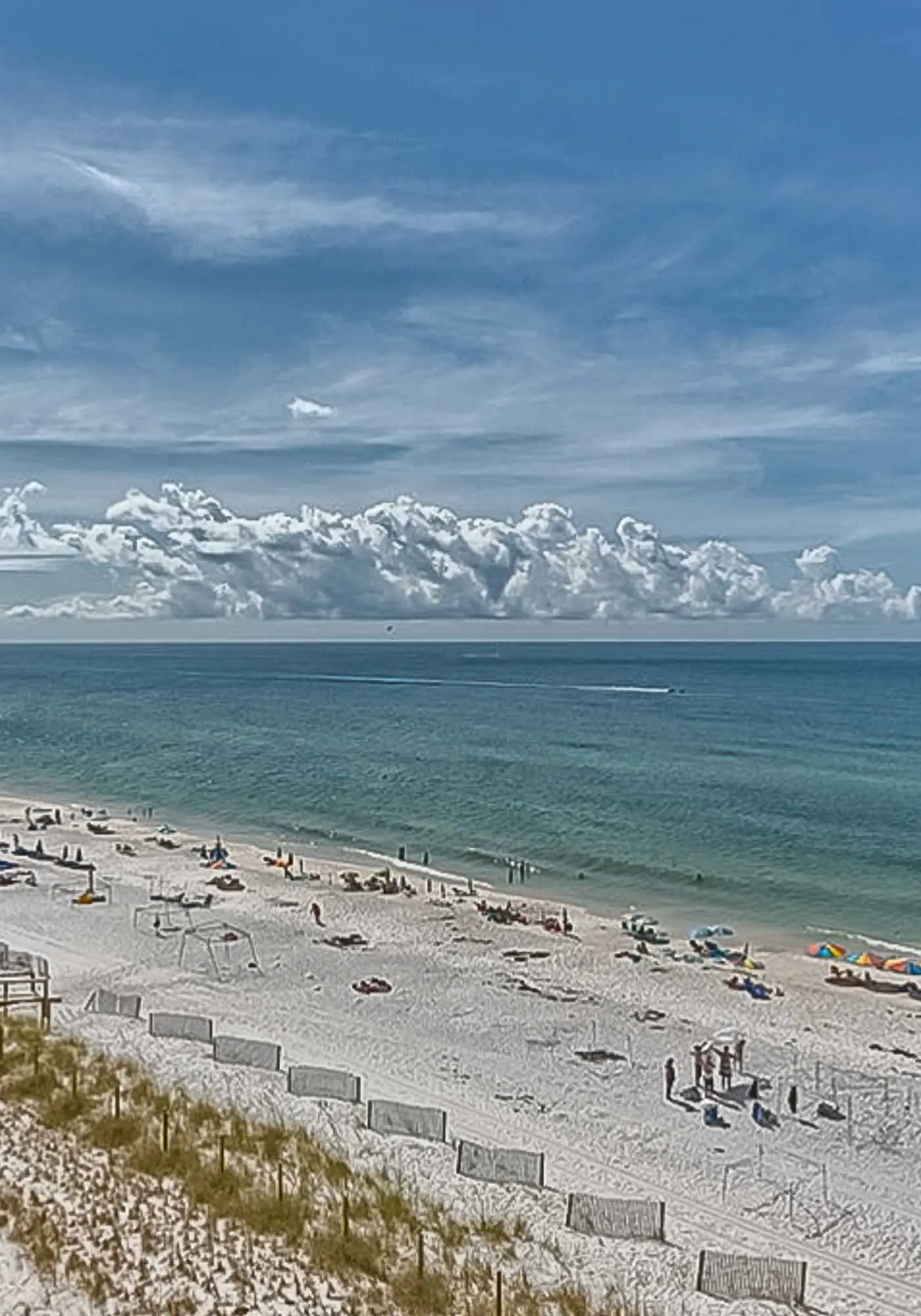 Beachfront condo with Gulf views, pool, washer,dryer, & central AC