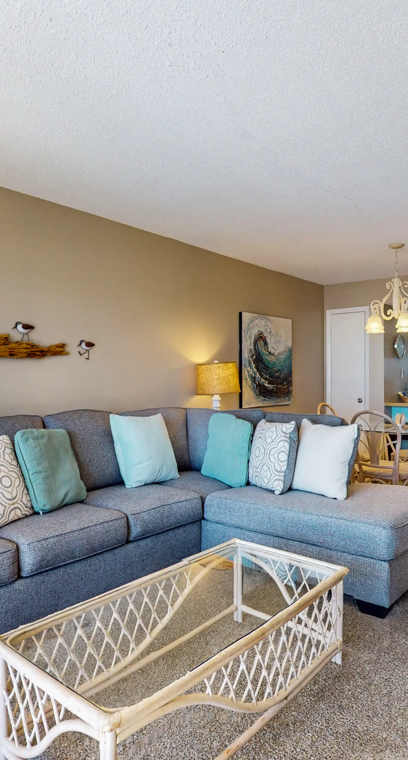 2nd-floor beachfront condo with Gulf views, balcony, outdoor pool, W/D, elevator