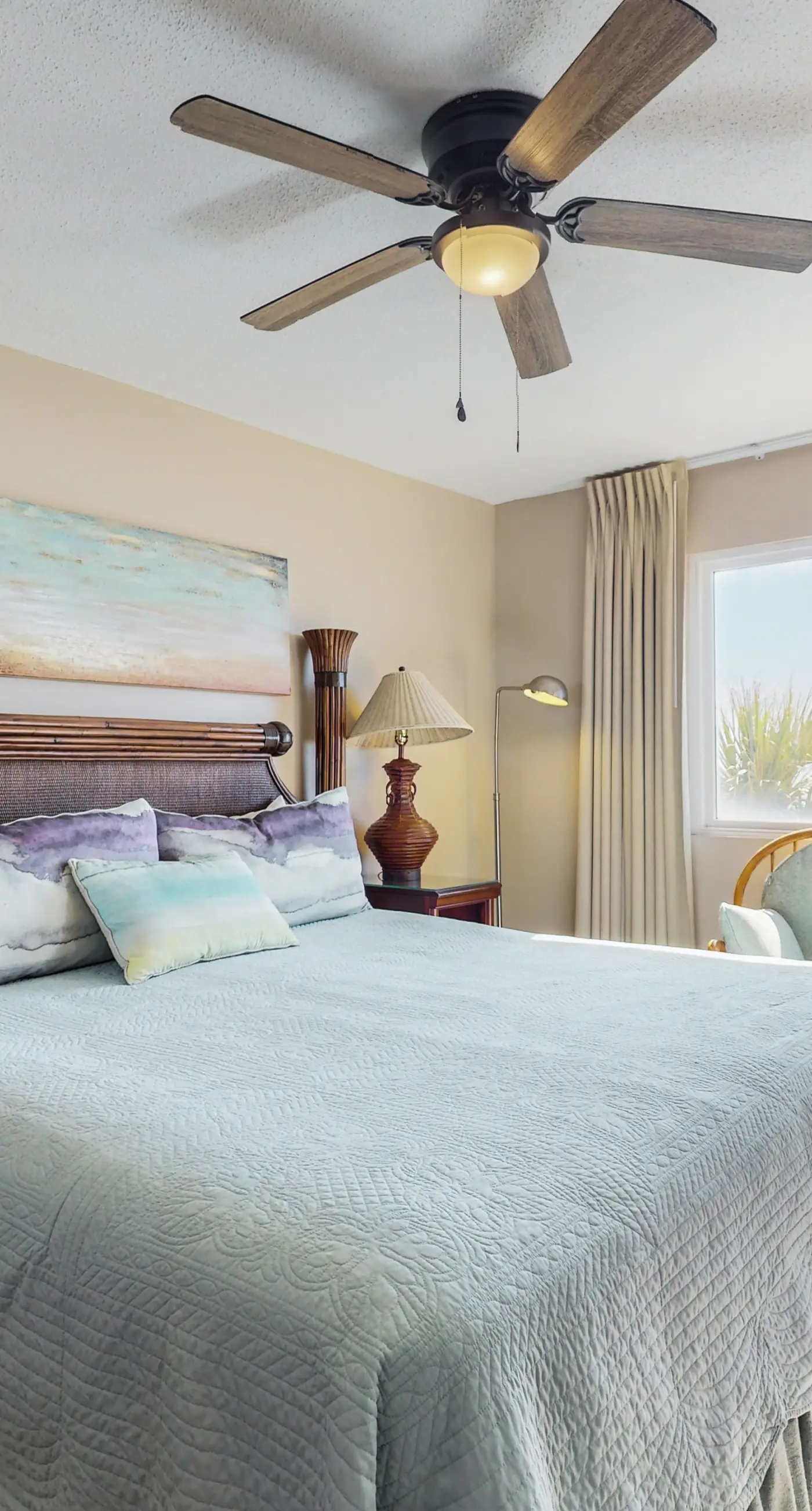 2nd-floor beachfront condo with Gulf views, balcony, outdoor pool, W/D, elevator