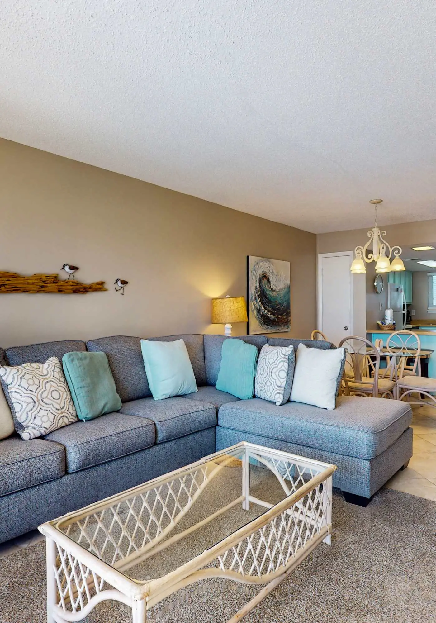2nd-floor beachfront condo with Gulf views, balcony, outdoor pool, W/D, elevator