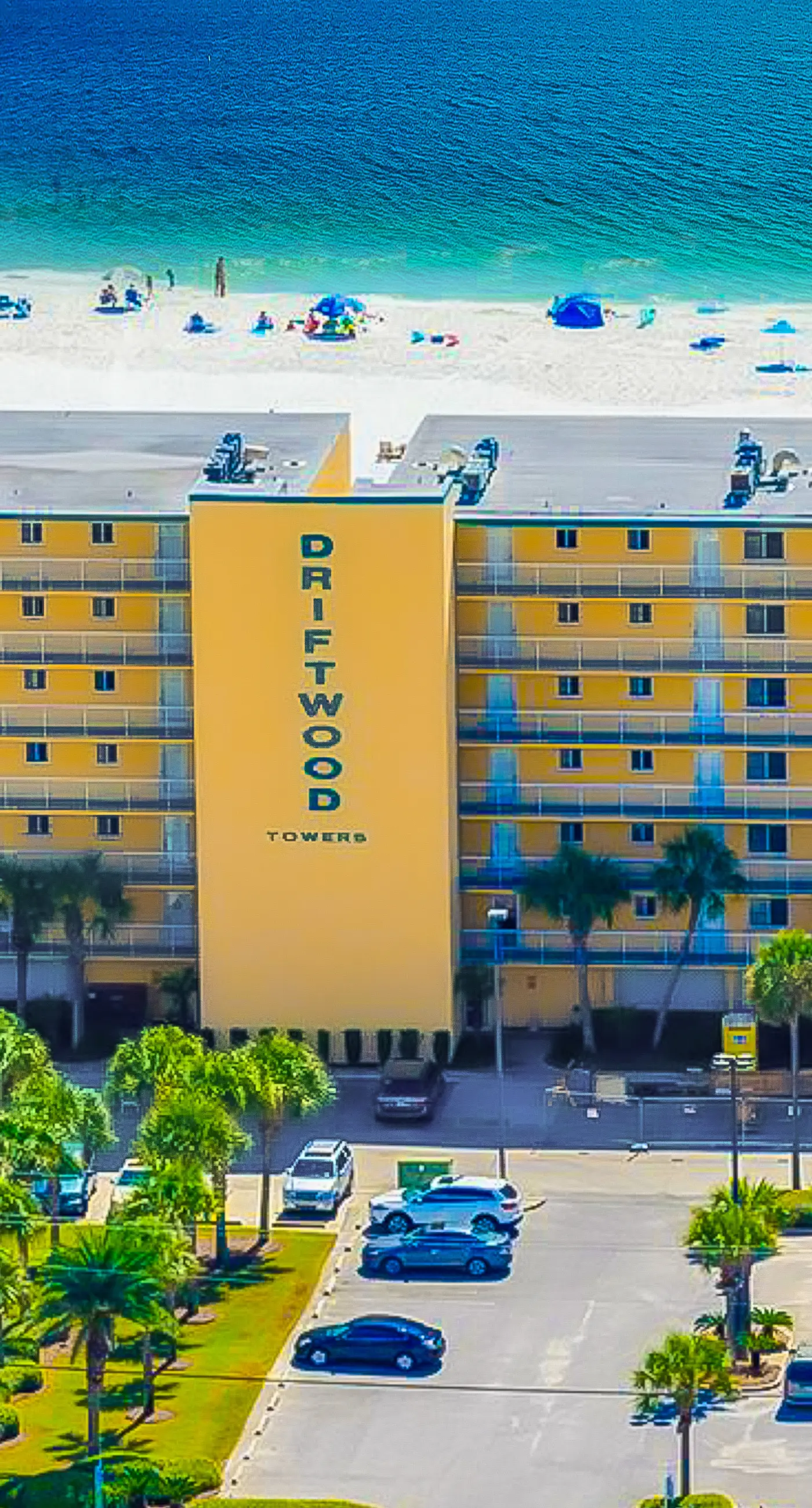 Beach/Gulf-front condo with water views, on-site pool, & private balcony