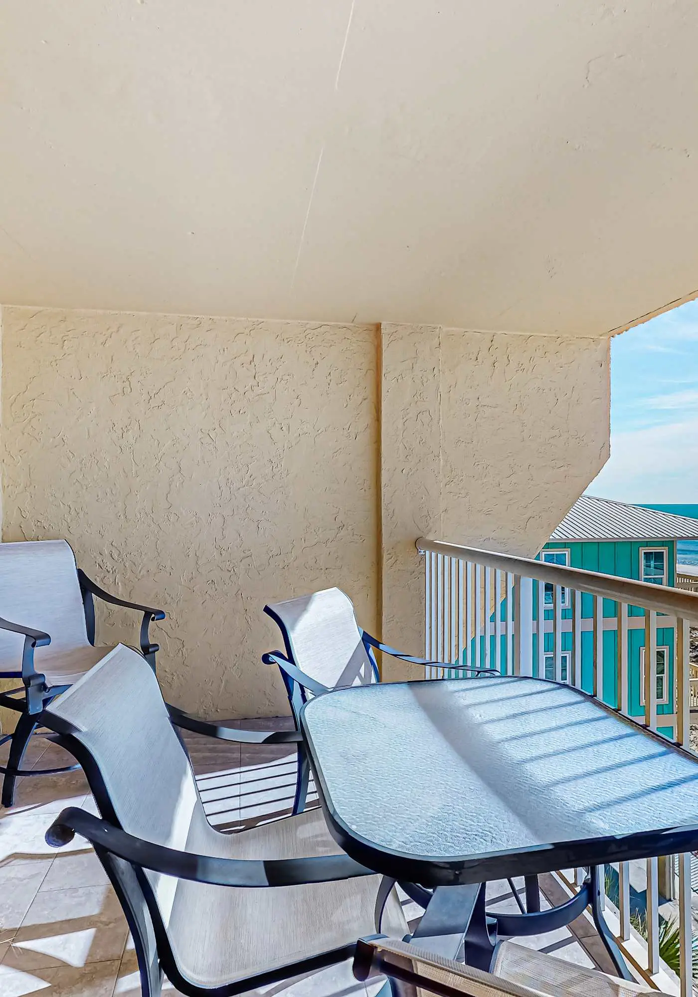 Beach/Gulf-front condo with water views, on-site pool, & private balcony