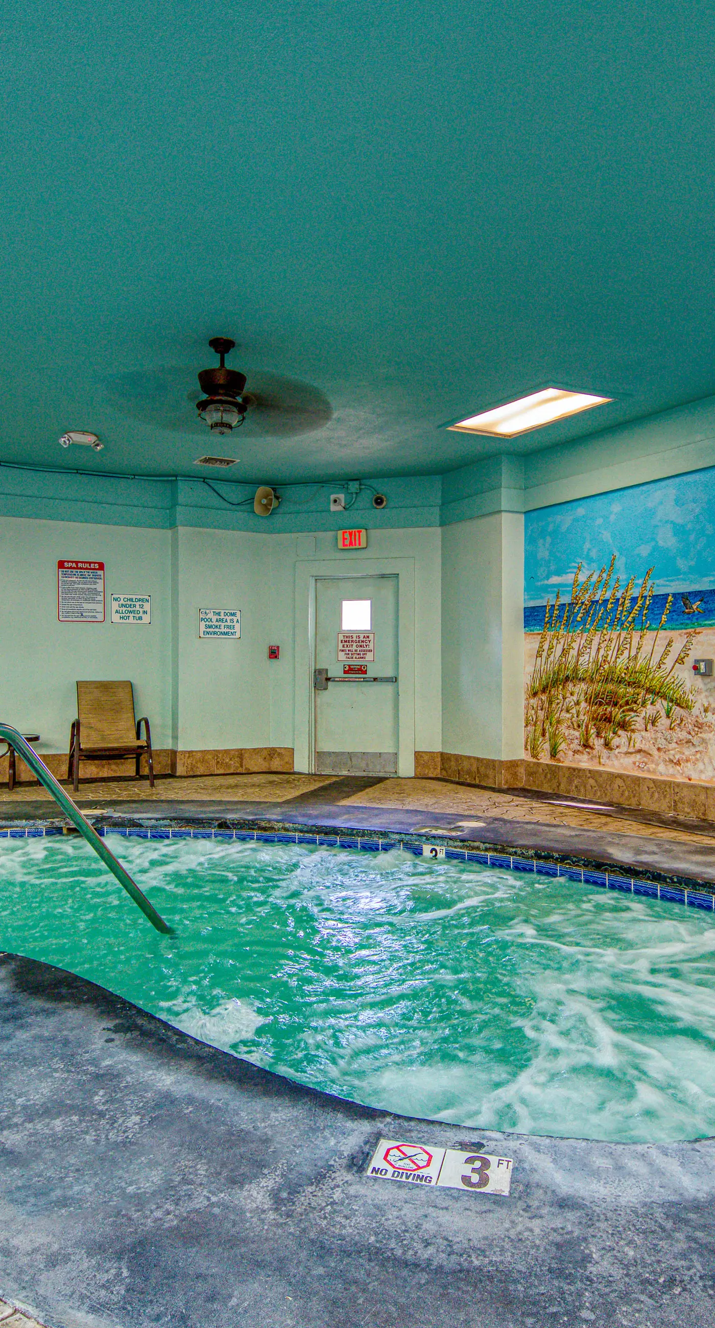 Gulf-front condo with beach access, pools, hot tub, & sports courts