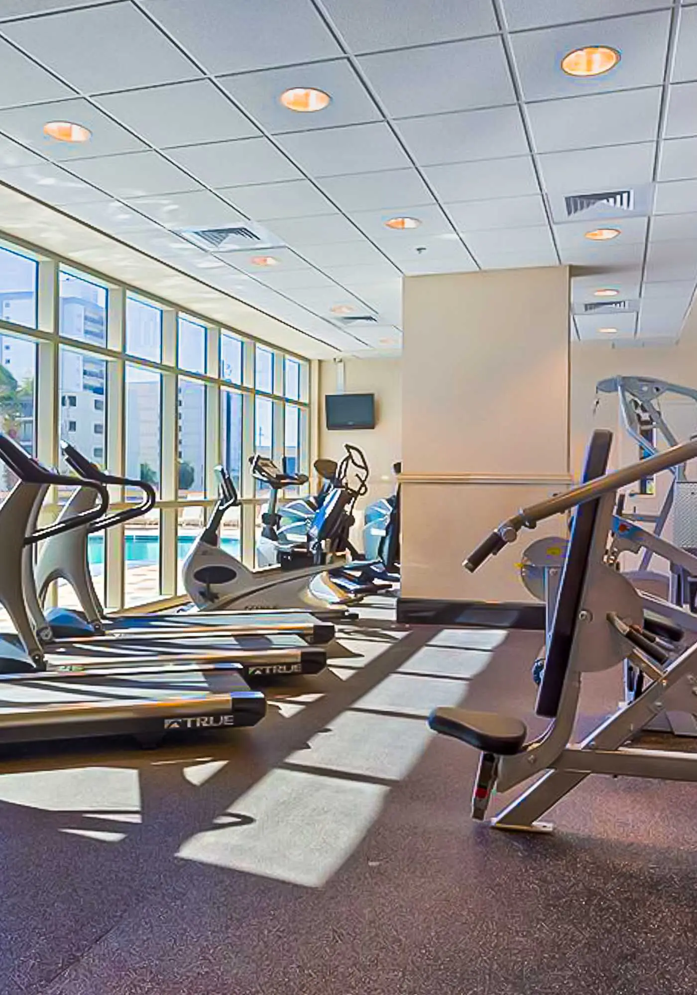 Gulf view condo on top floor with pools, hot tubs, saunas, gym & beach access