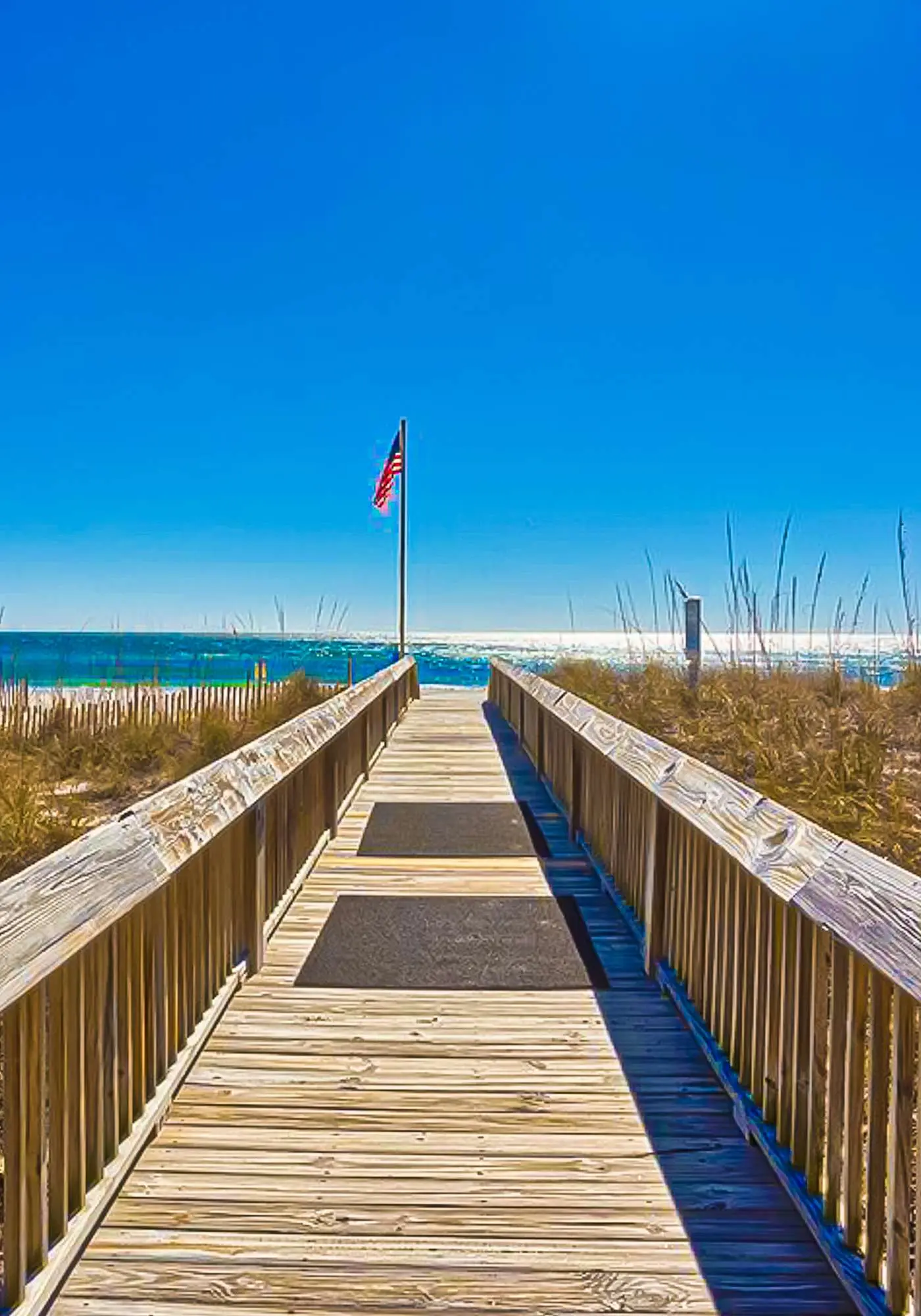 Gulf view condo on top floor with pools, hot tubs, saunas, gym & beach access