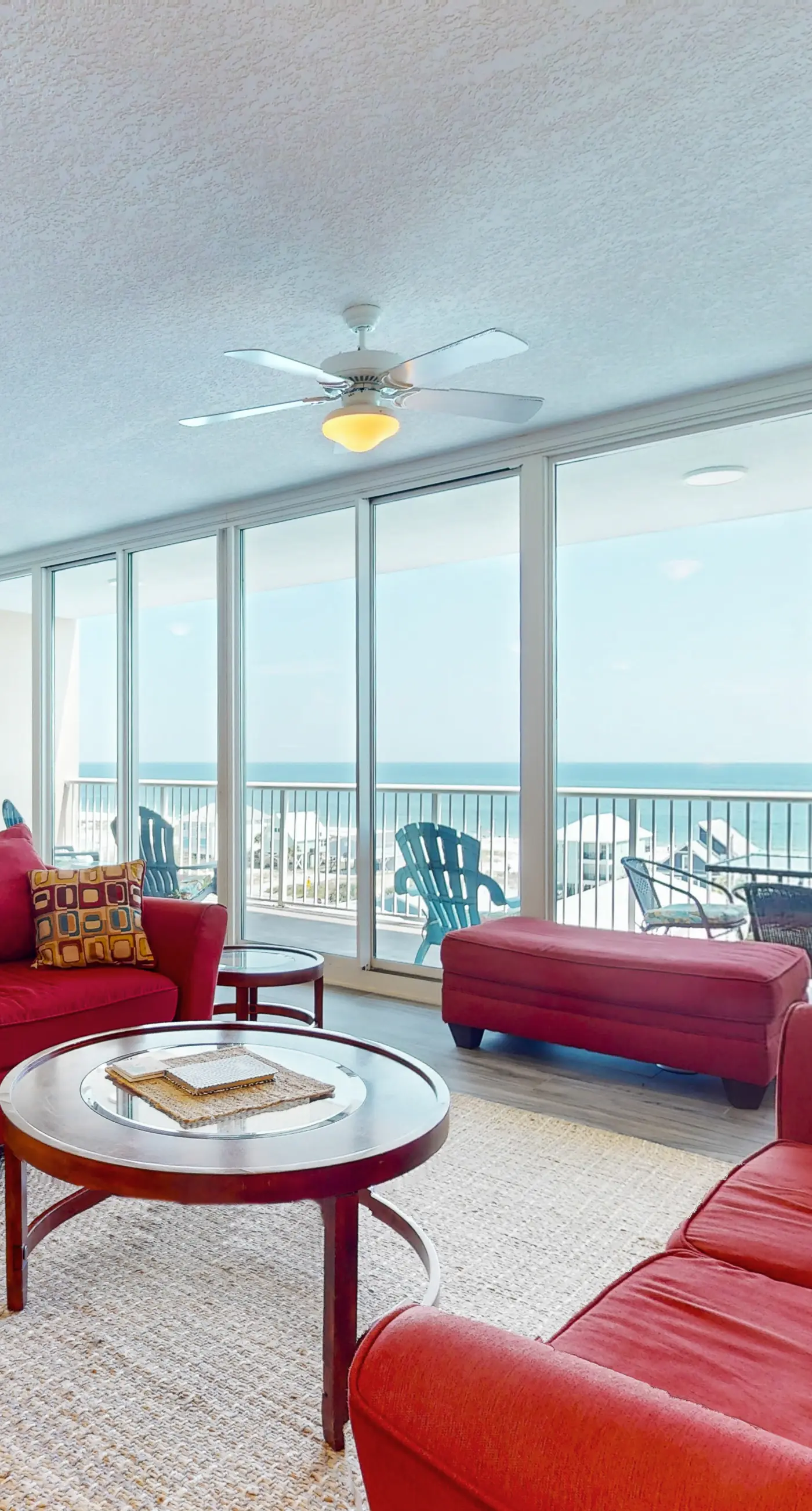 Waterfront condo with pool, piers & breathtaking balcony views