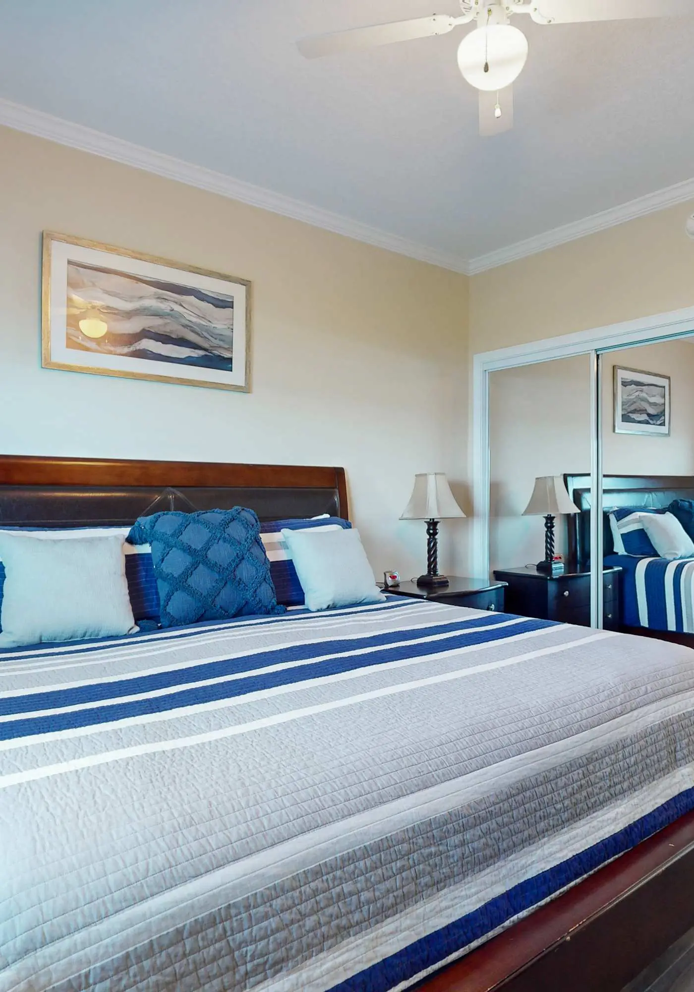 Waterfront condo with pool, piers & breathtaking balcony views