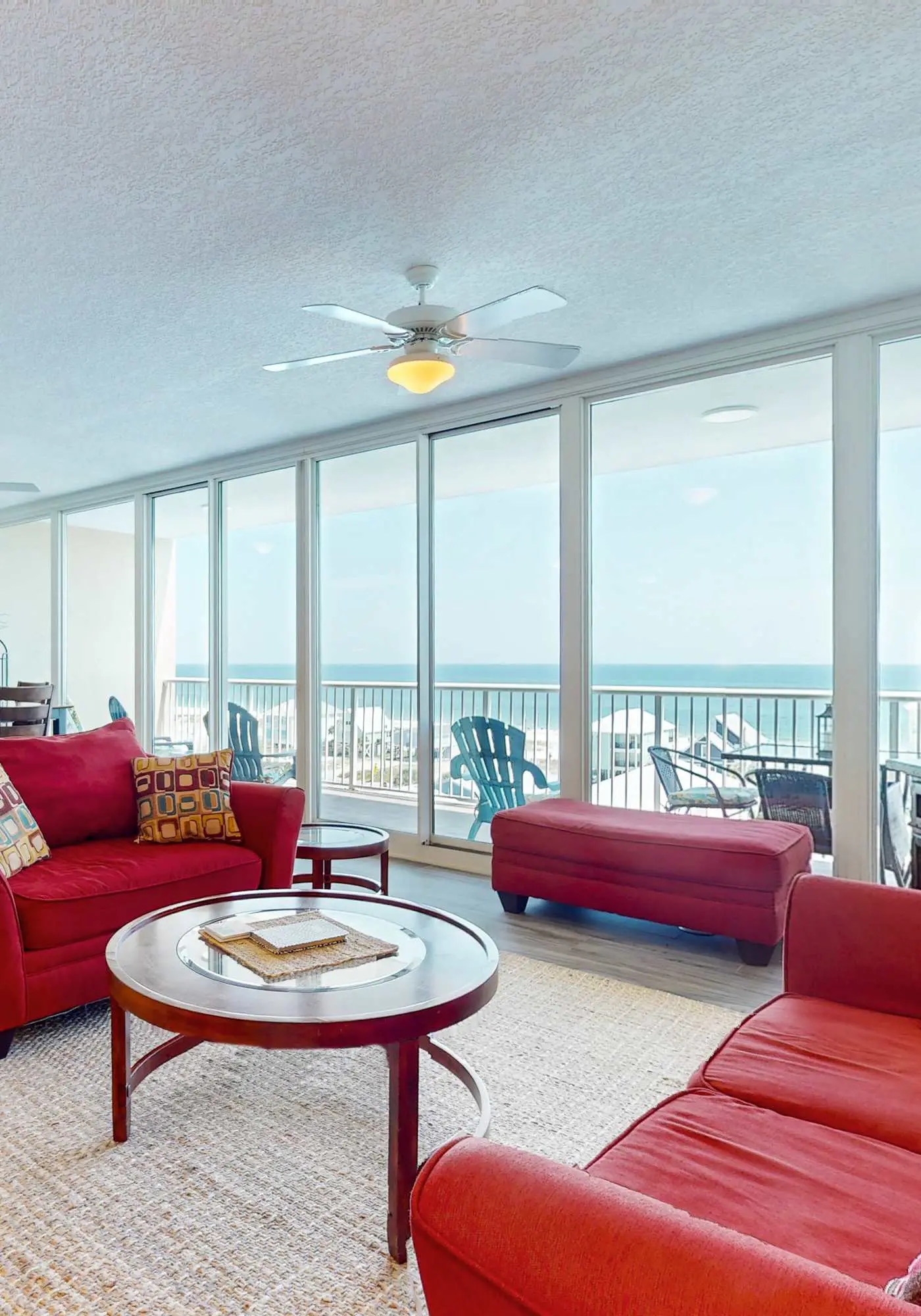 Waterfront condo with pool, piers & breathtaking balcony views