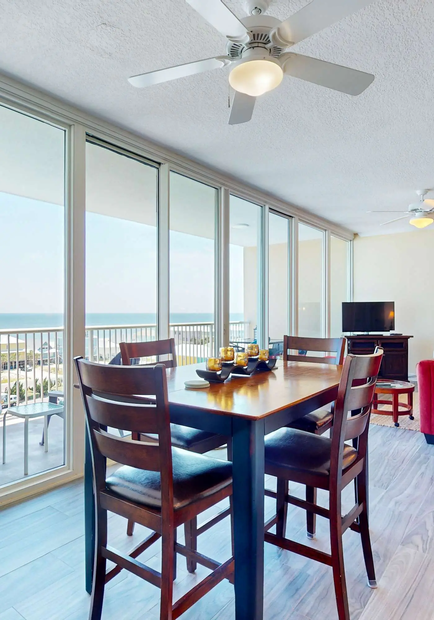 Waterfront condo with pool, piers & breathtaking balcony views