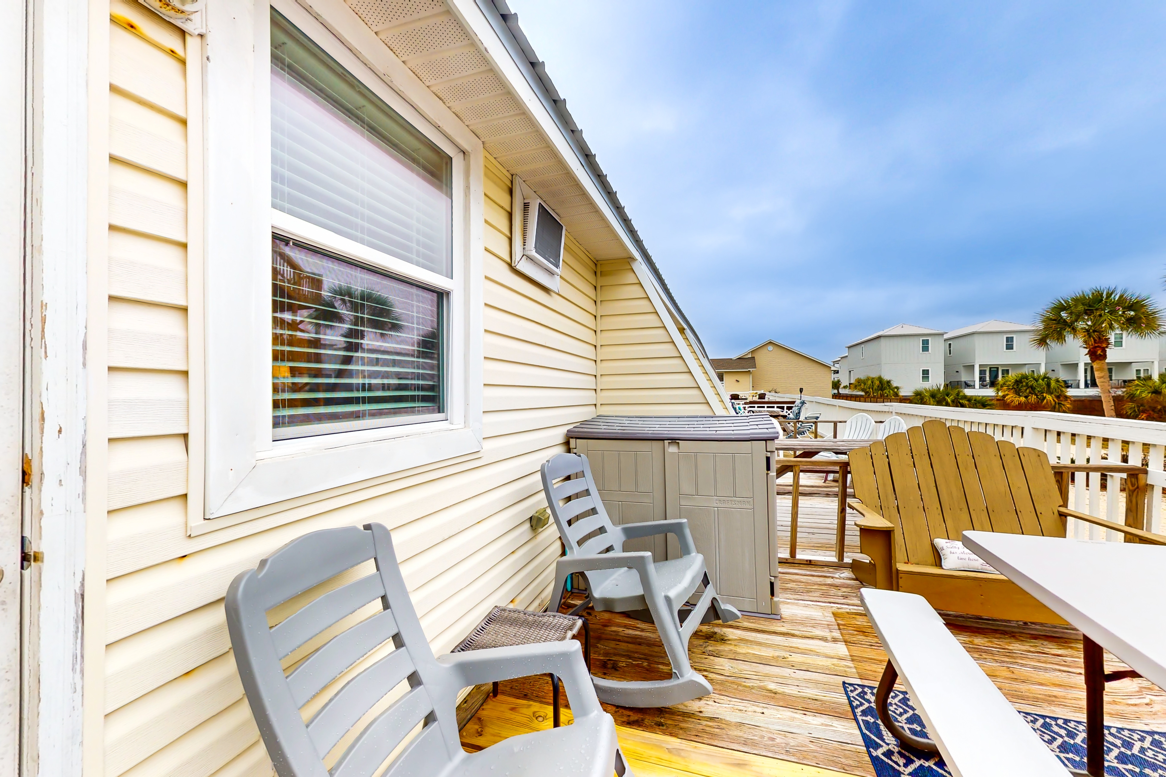 Sunny condo with boardwalk beach access, on-site pool, & private balcony