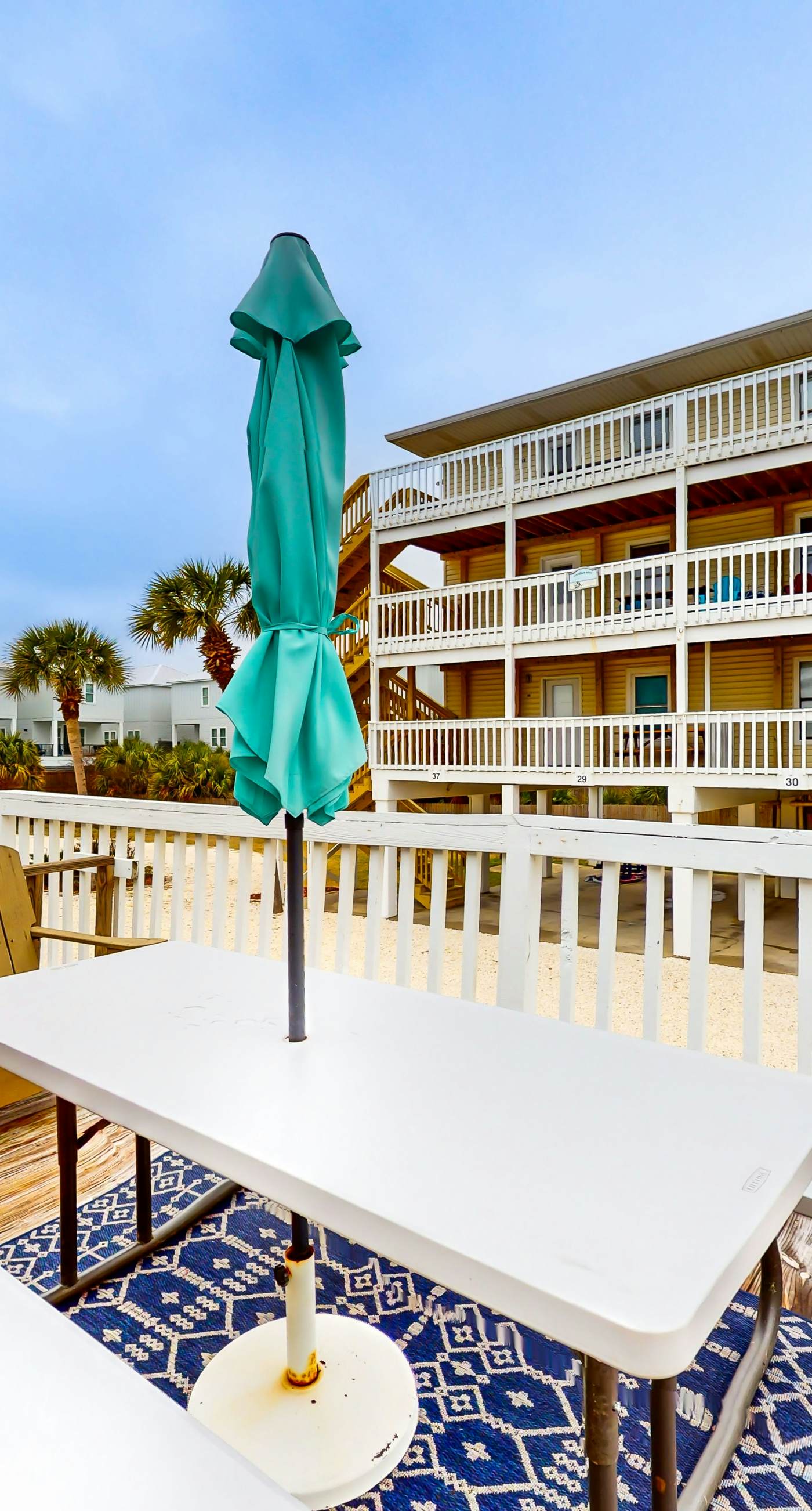 Sunny condo with boardwalk beach access, on-site pool, & private balcony