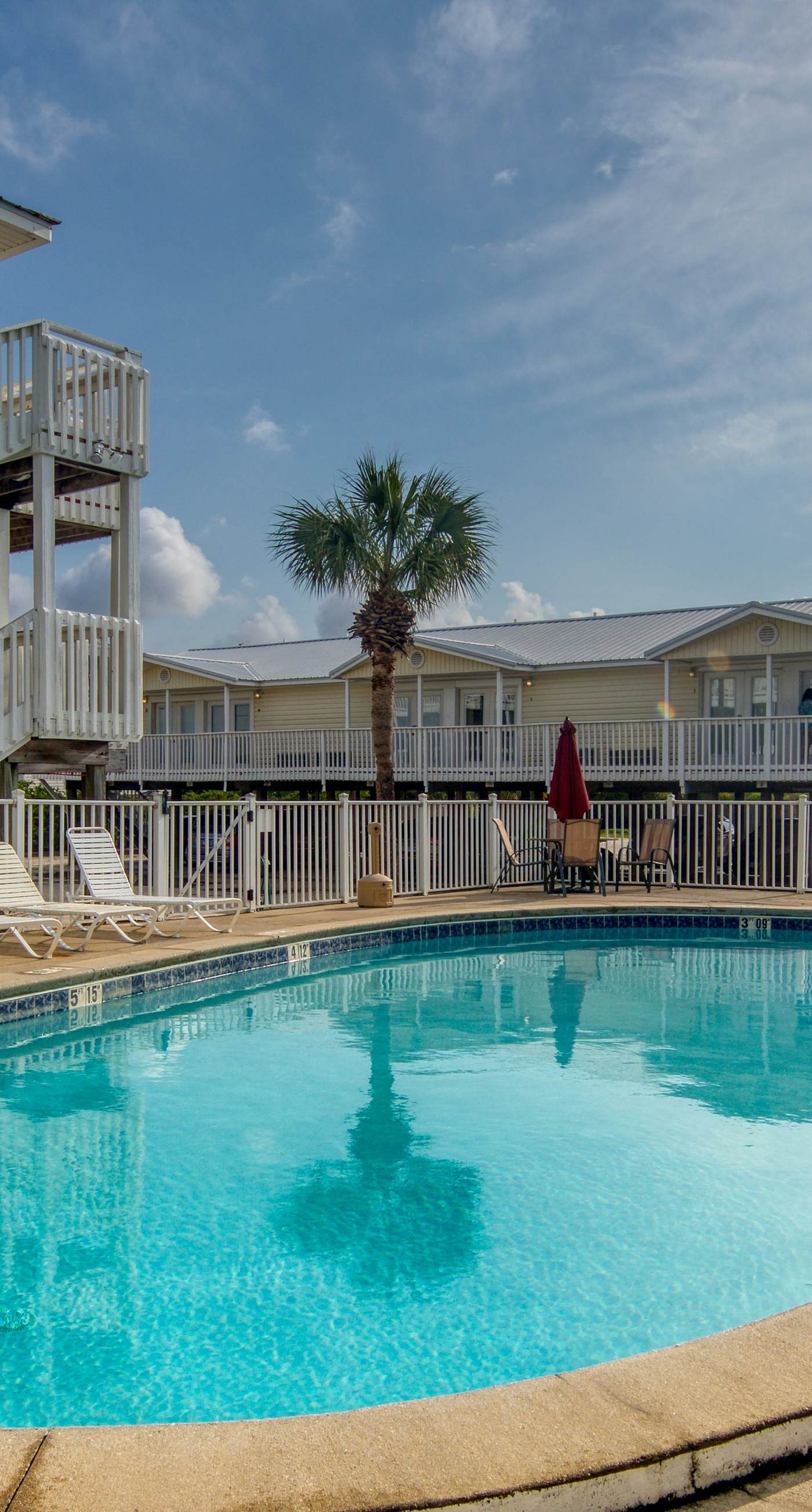 Sunny condo with boardwalk beach access, on-site pool, & private balcony