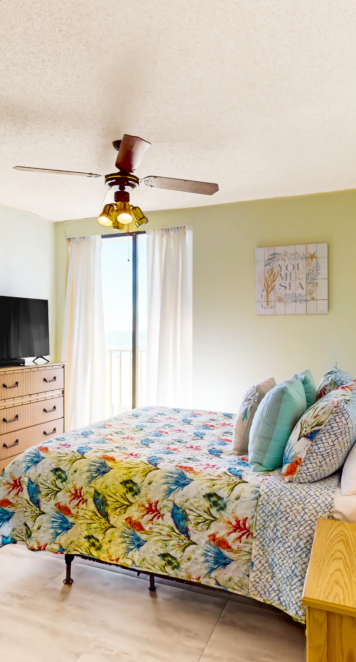 Beachfront condo with Gulf views, outdoor pool, large wrap-around balcony, & W&D