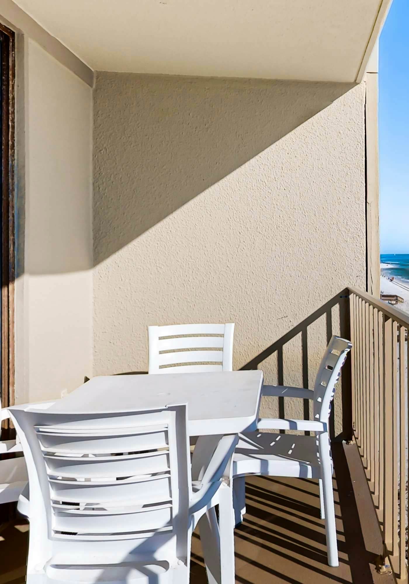 Beachfront condo with Gulf views, outdoor pool, large wrap-around balcony, & W&D