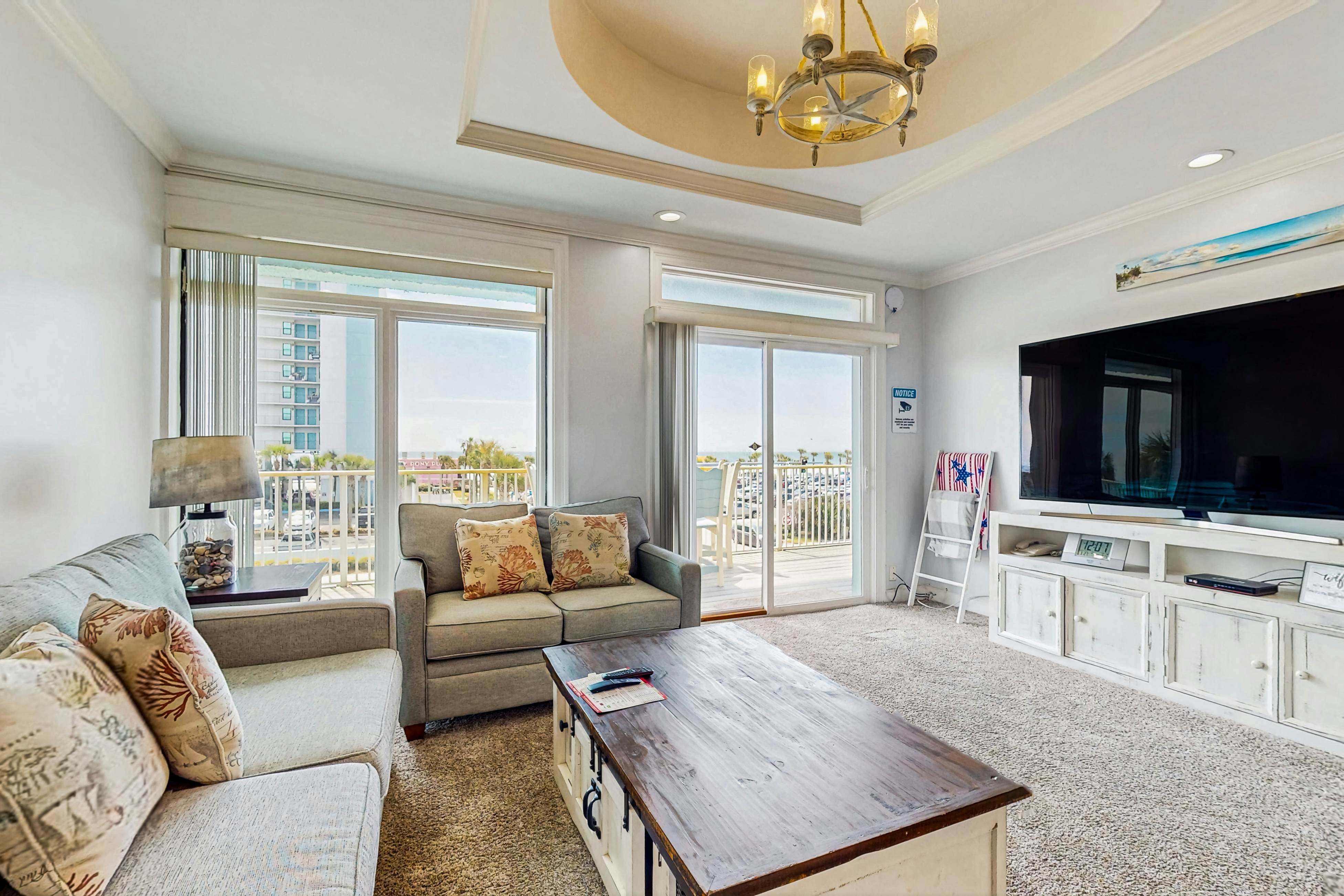 Exclusive condo with panoramic views, walkable hotspots, and beach access