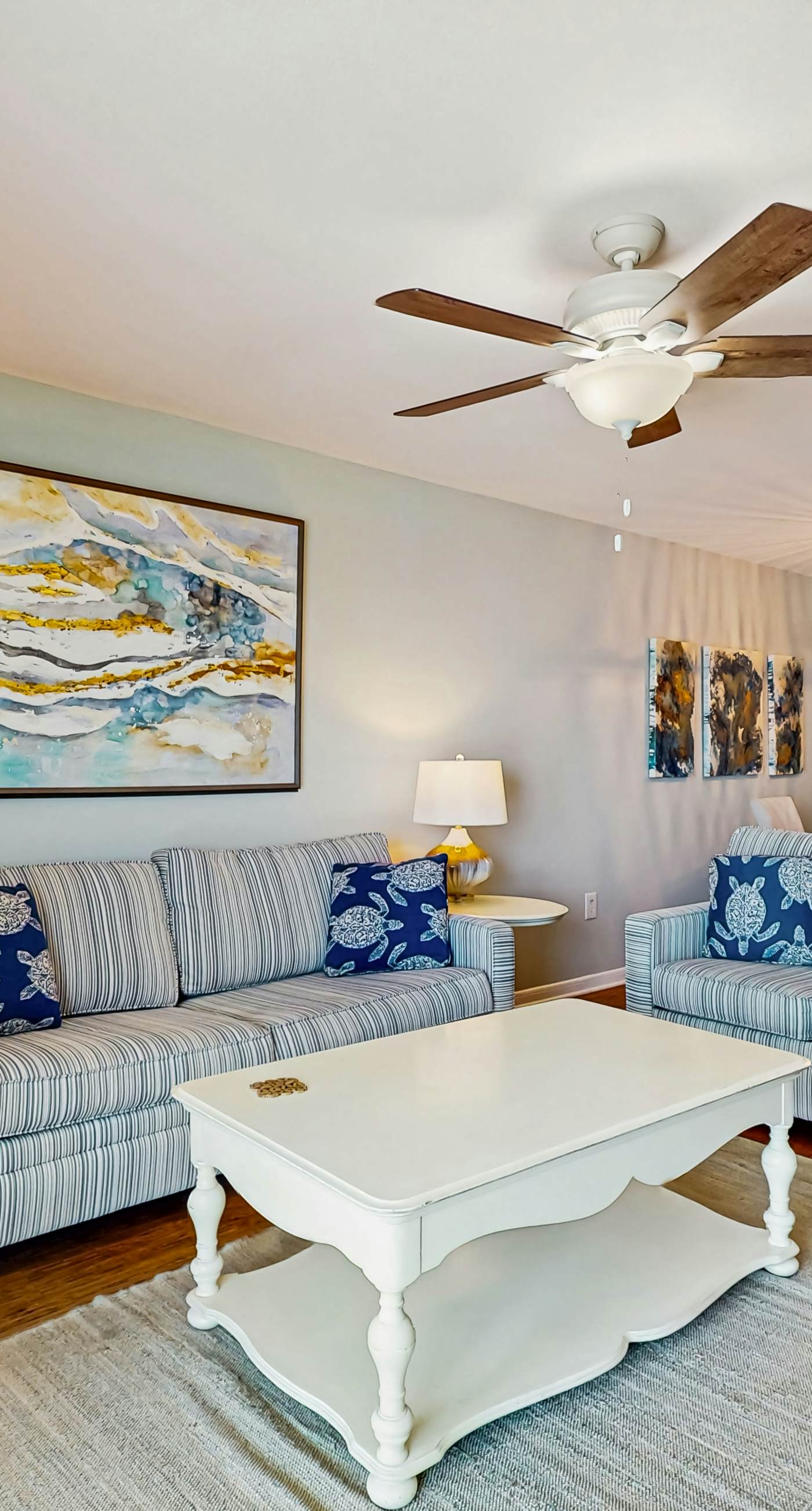 Beachfront condo with private balcony, outdoor pool, direct beach access & views