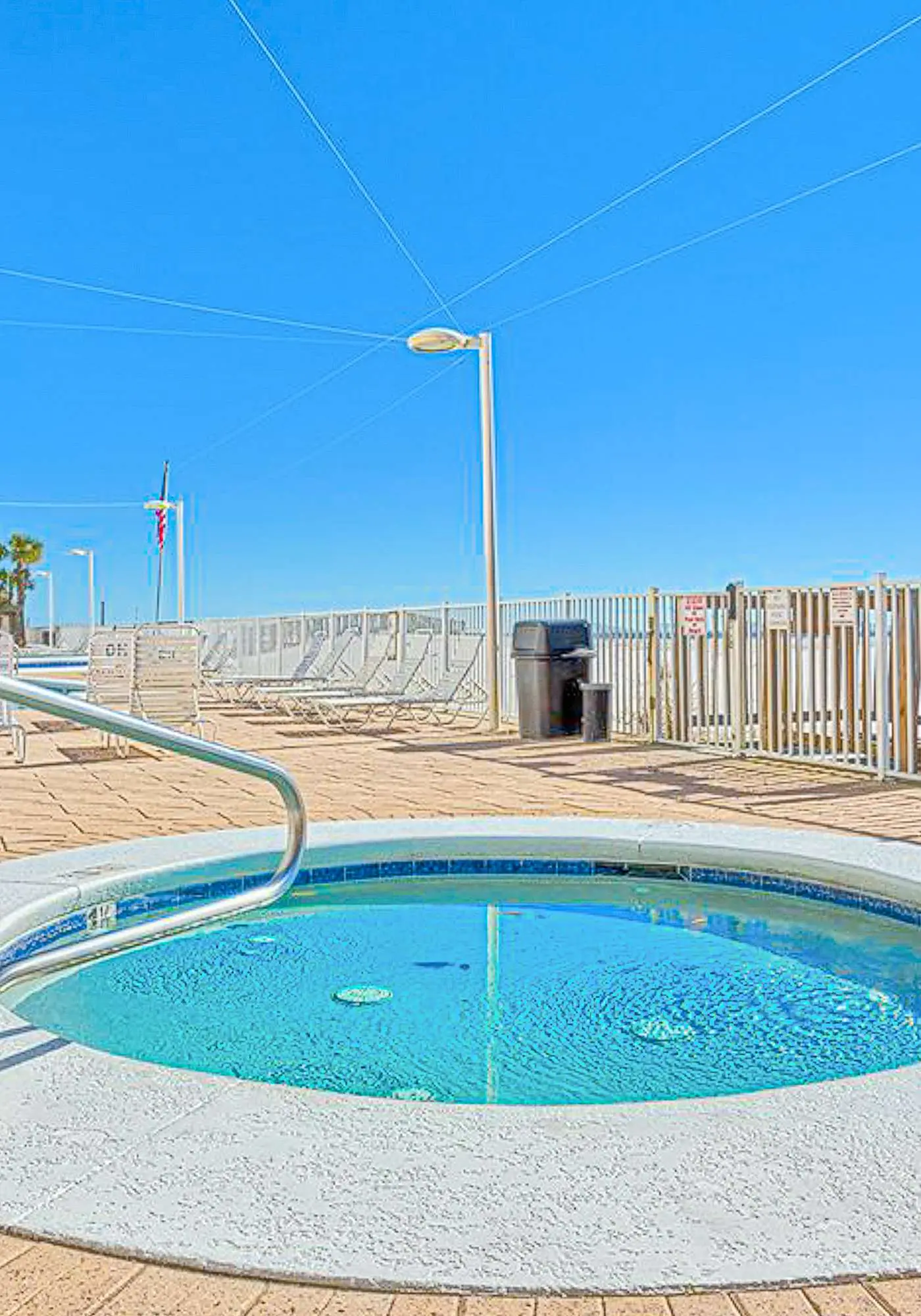Beachfront condo with private balcony, outdoor pool, direct beach access & views