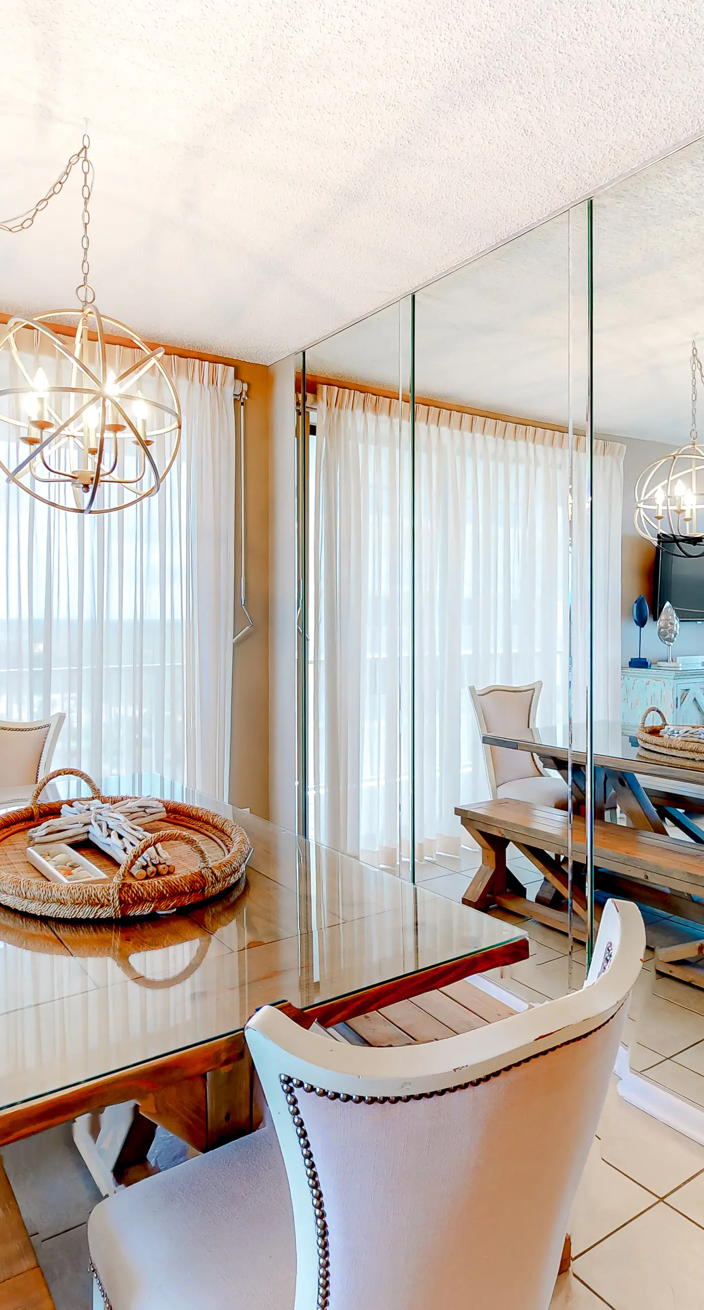 Large beachfront condo with views from private balcony and shared hot tub & pool