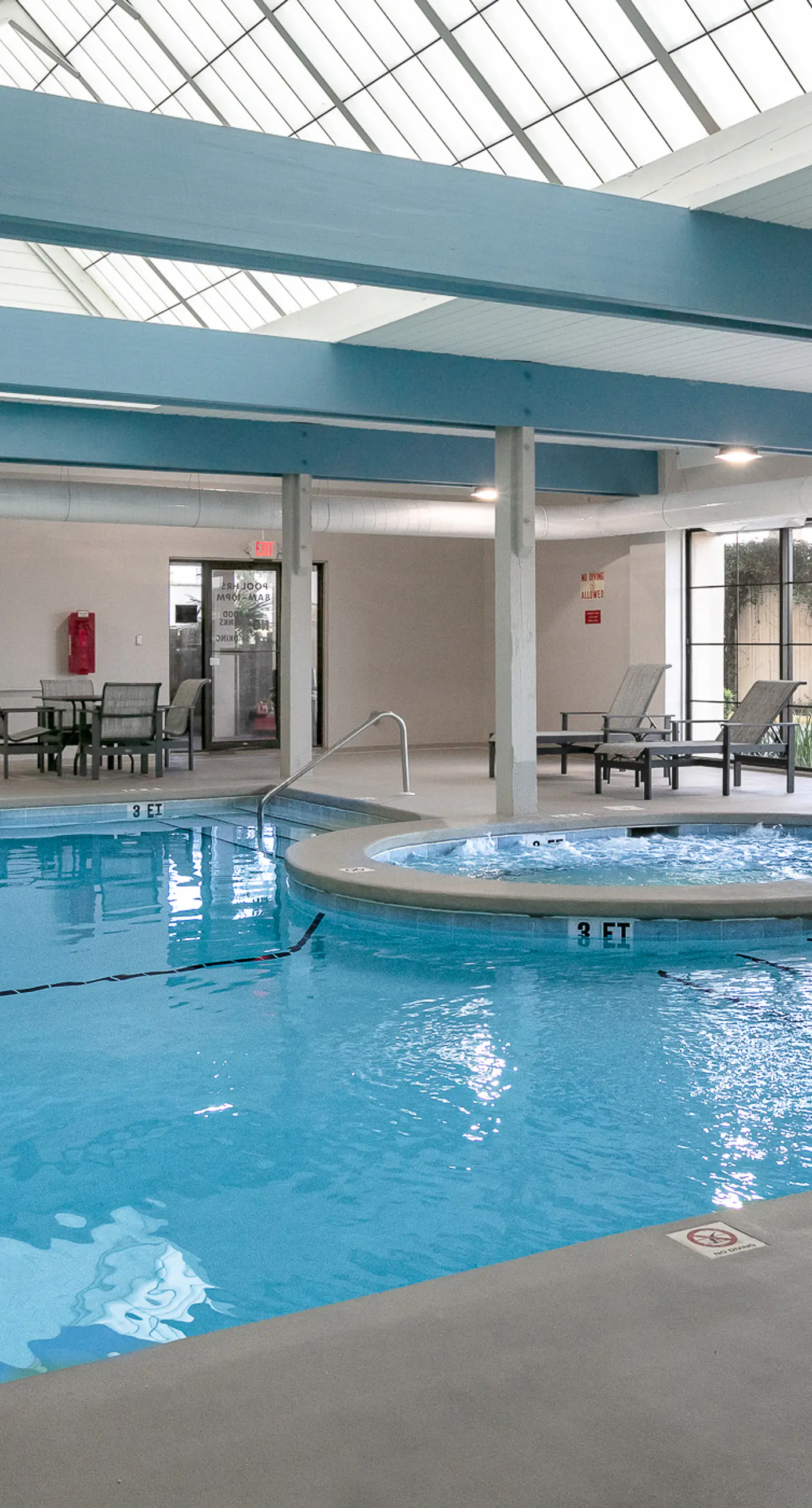 Large beachfront condo with views from private balcony and shared hot tub & pool