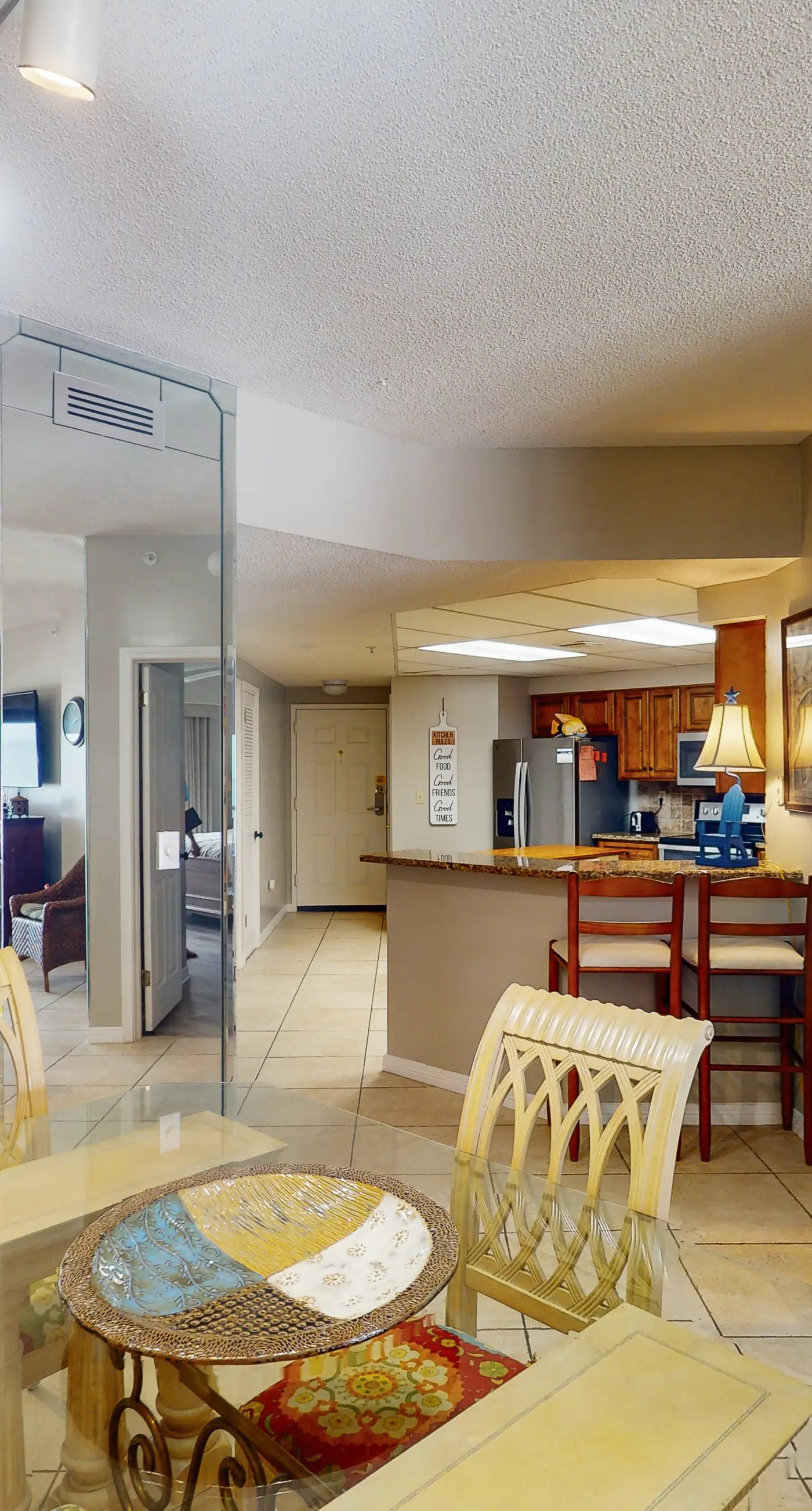 Beachfront condo with shared Gulf front outdoor pool, heated indoor pool, & sauna