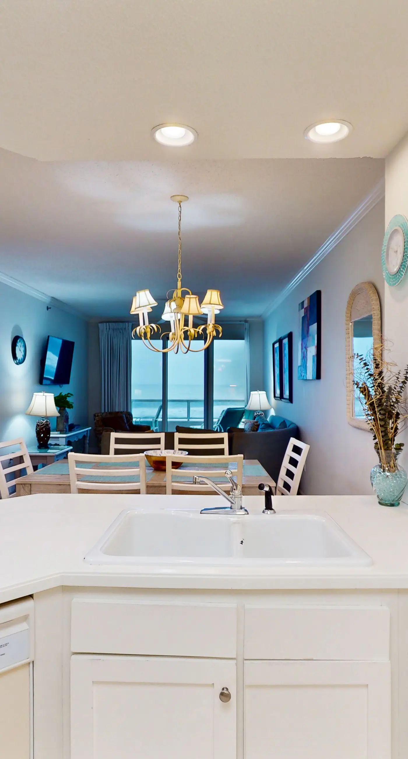 Gulf-front condo w/ beach access, indoor/outdoor pool, & tennis courts
