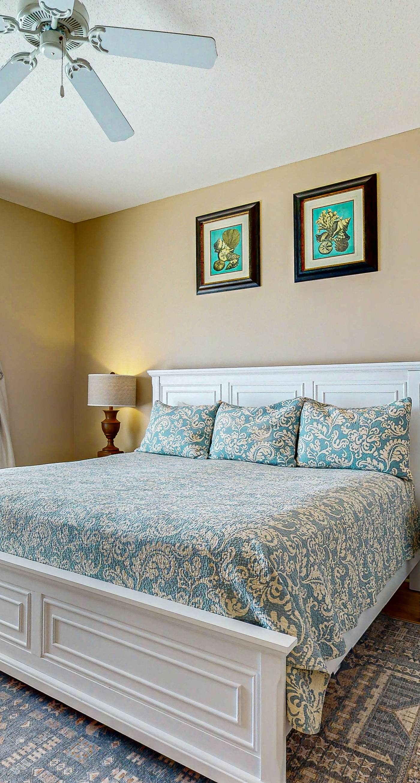 Spacious condo with Gulf-front views & access to pools, hot tub, gym