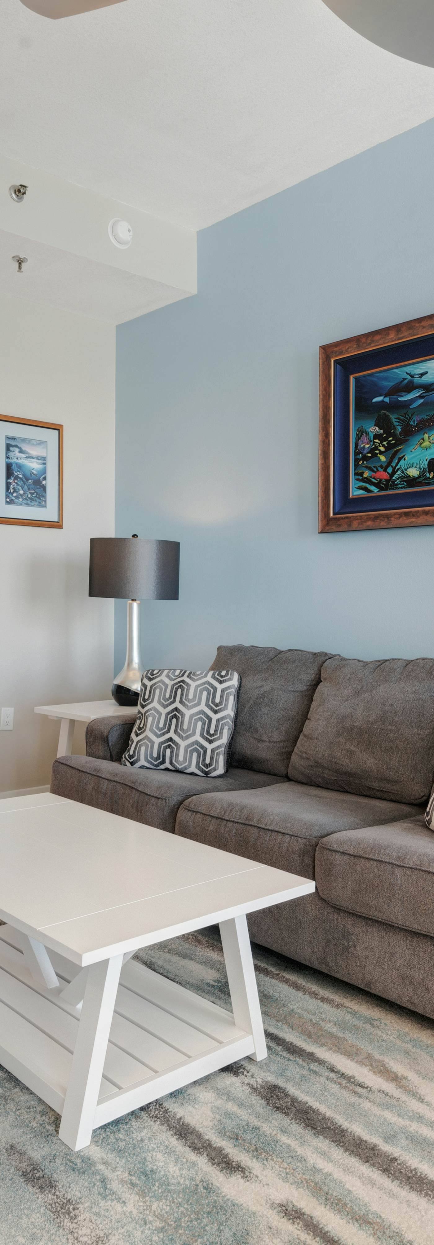 Casual beachfront getaway with pool, ocean views, & beach access