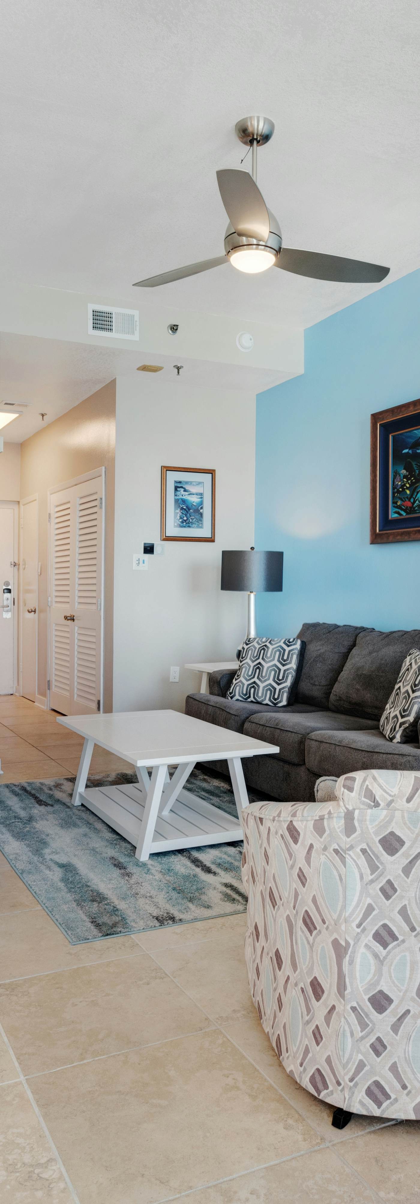 Casual beachfront getaway with pool, ocean views, & beach access