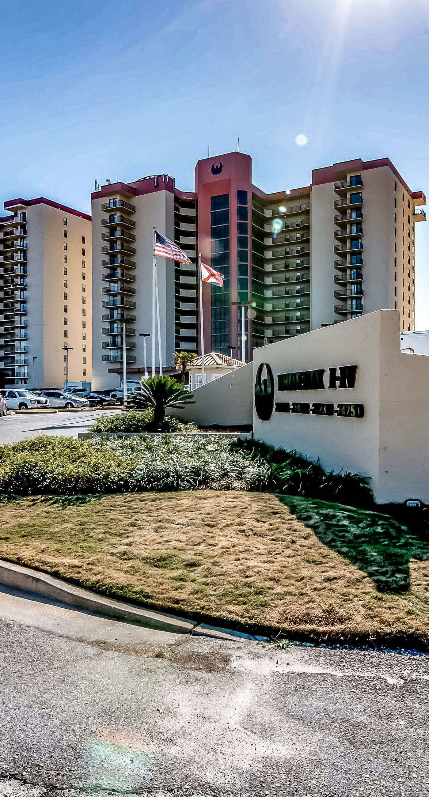 Casual beachfront getaway with pool, ocean views, & beach access