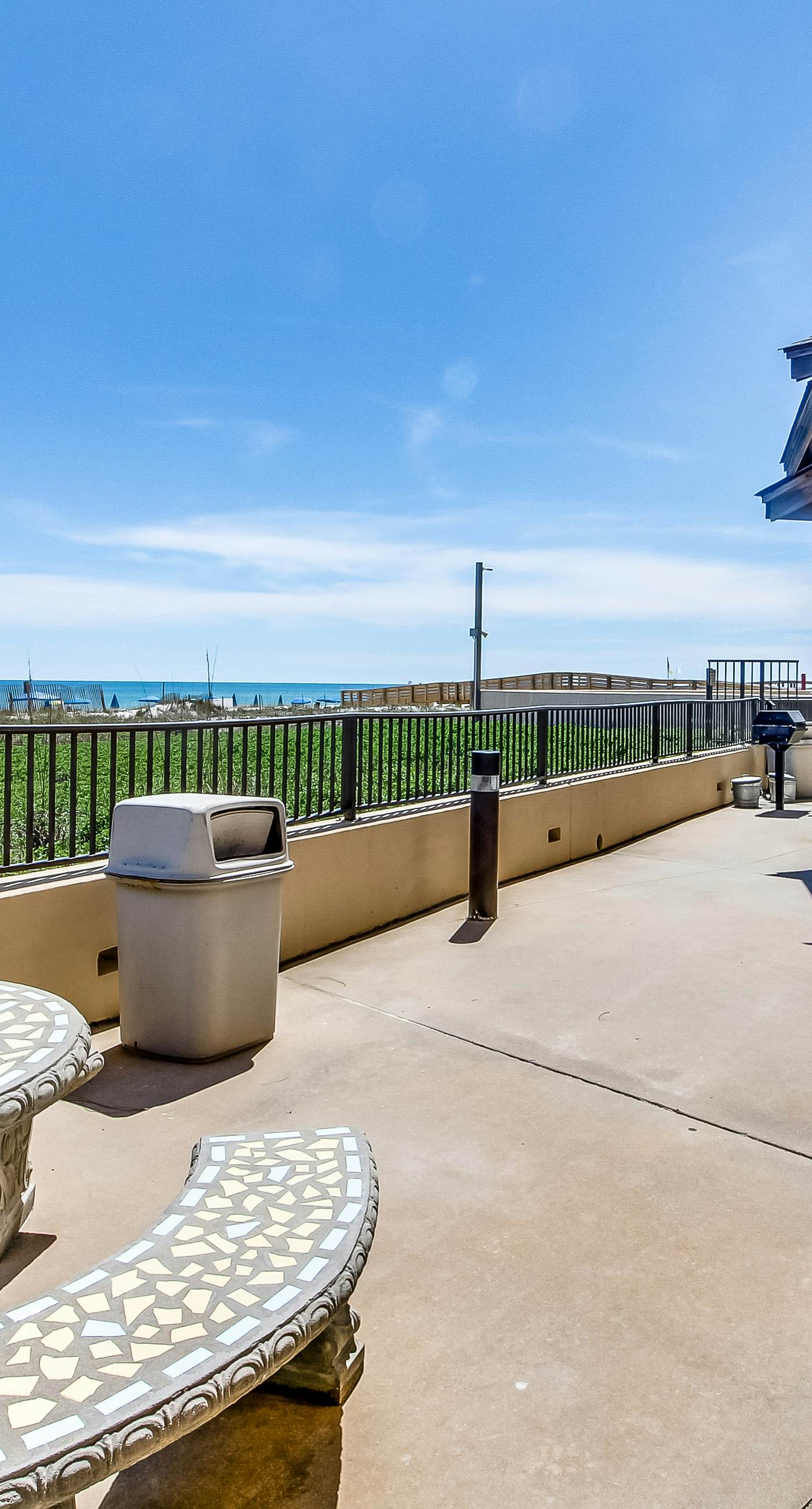 Casual beachfront getaway with pool, ocean views, & beach access