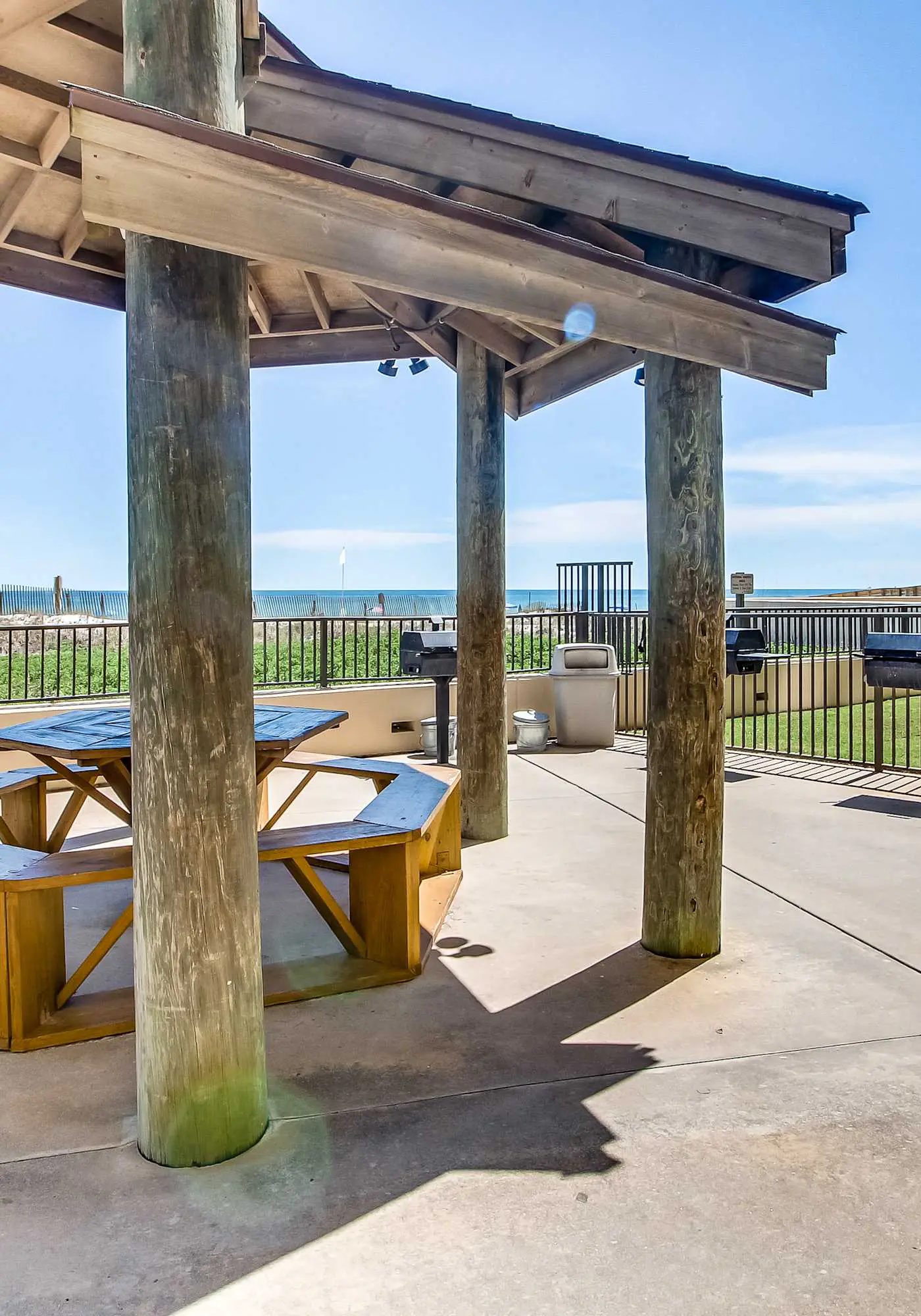 Casual beachfront getaway with pool, ocean views, & beach access