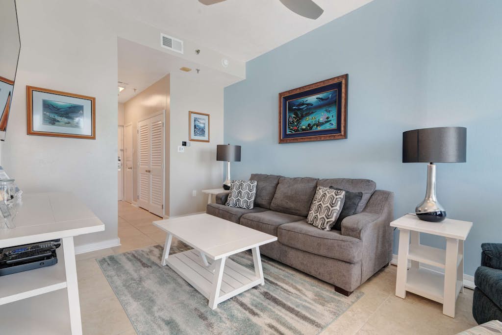 Casual beachfront getaway with pool, ocean views, & beach access