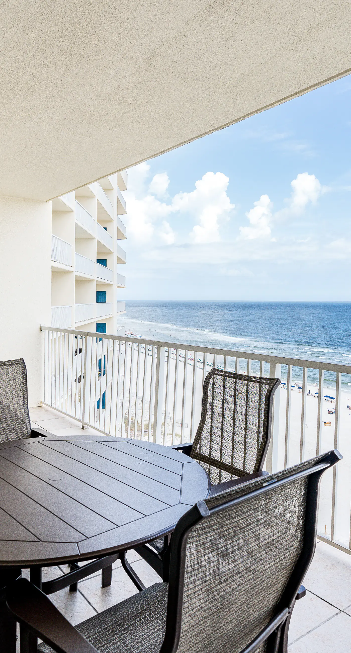 Beachfront condo with amazing views overlooking the Gulf of America featuring resort style pools.
