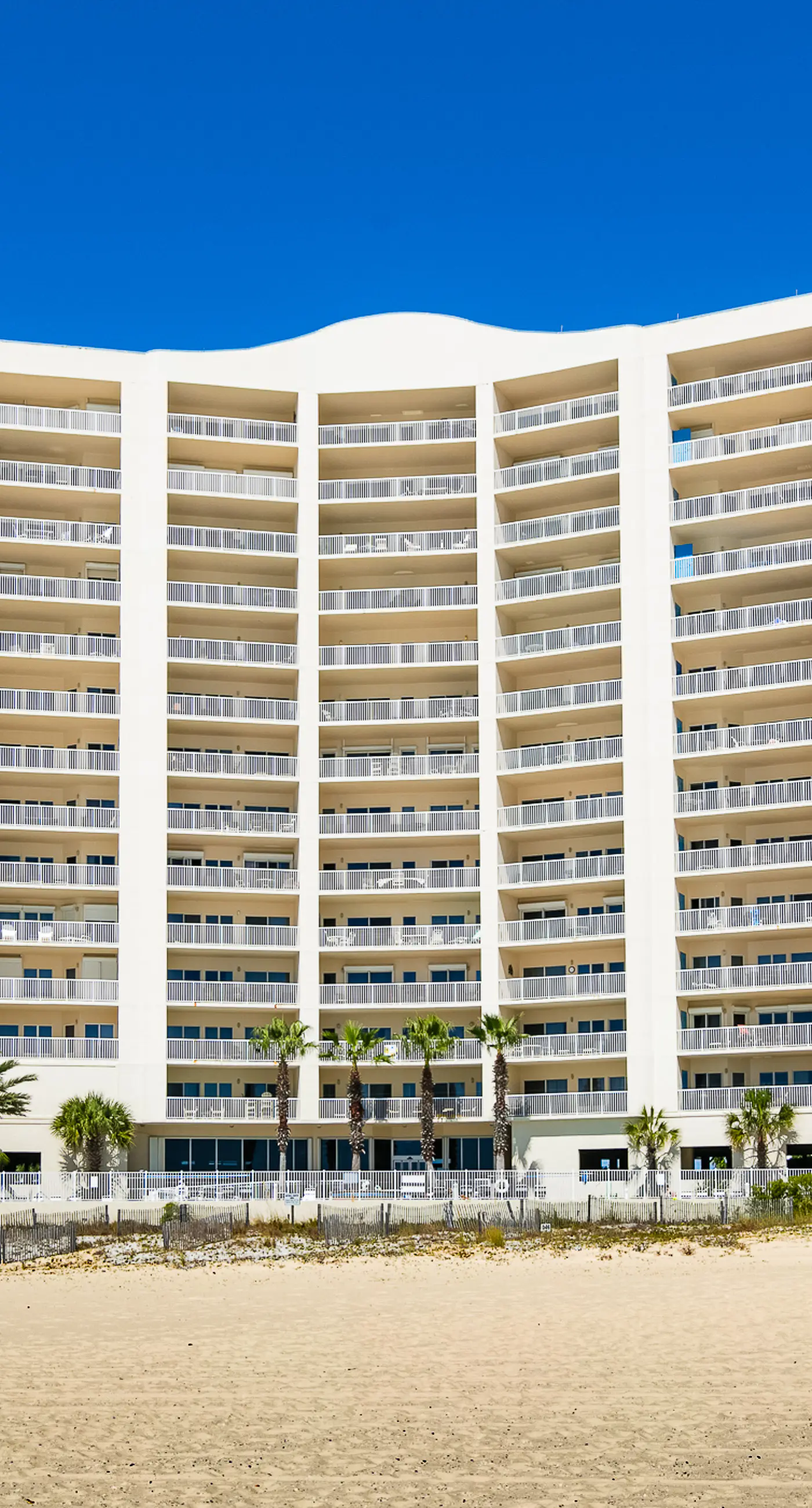 Beachfront condo with amazing views overlooking the Gulf of America featuring resort style pools.