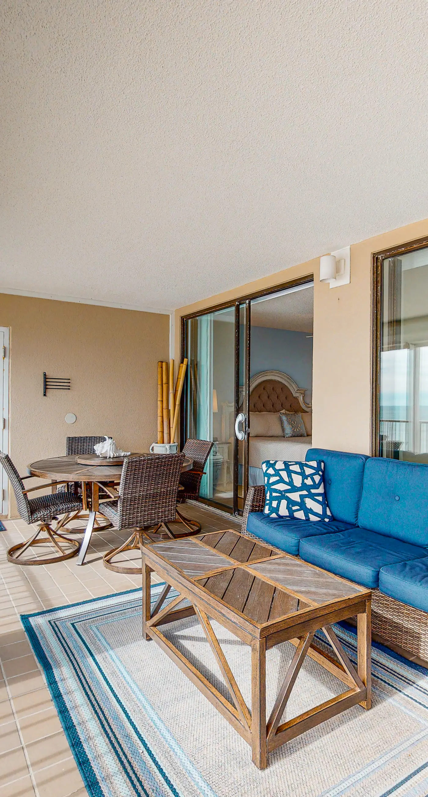 Inviting Gulf-front condo with hot tub, pool & spacious, furnished balcony