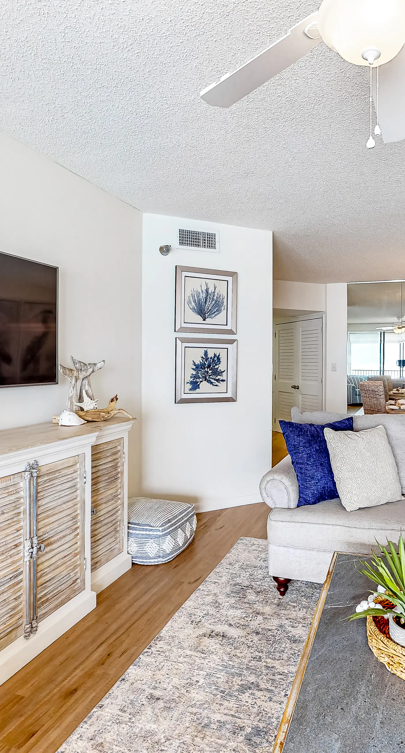 Inviting Gulf-front condo with hot tub, pool & spacious, furnished balcony