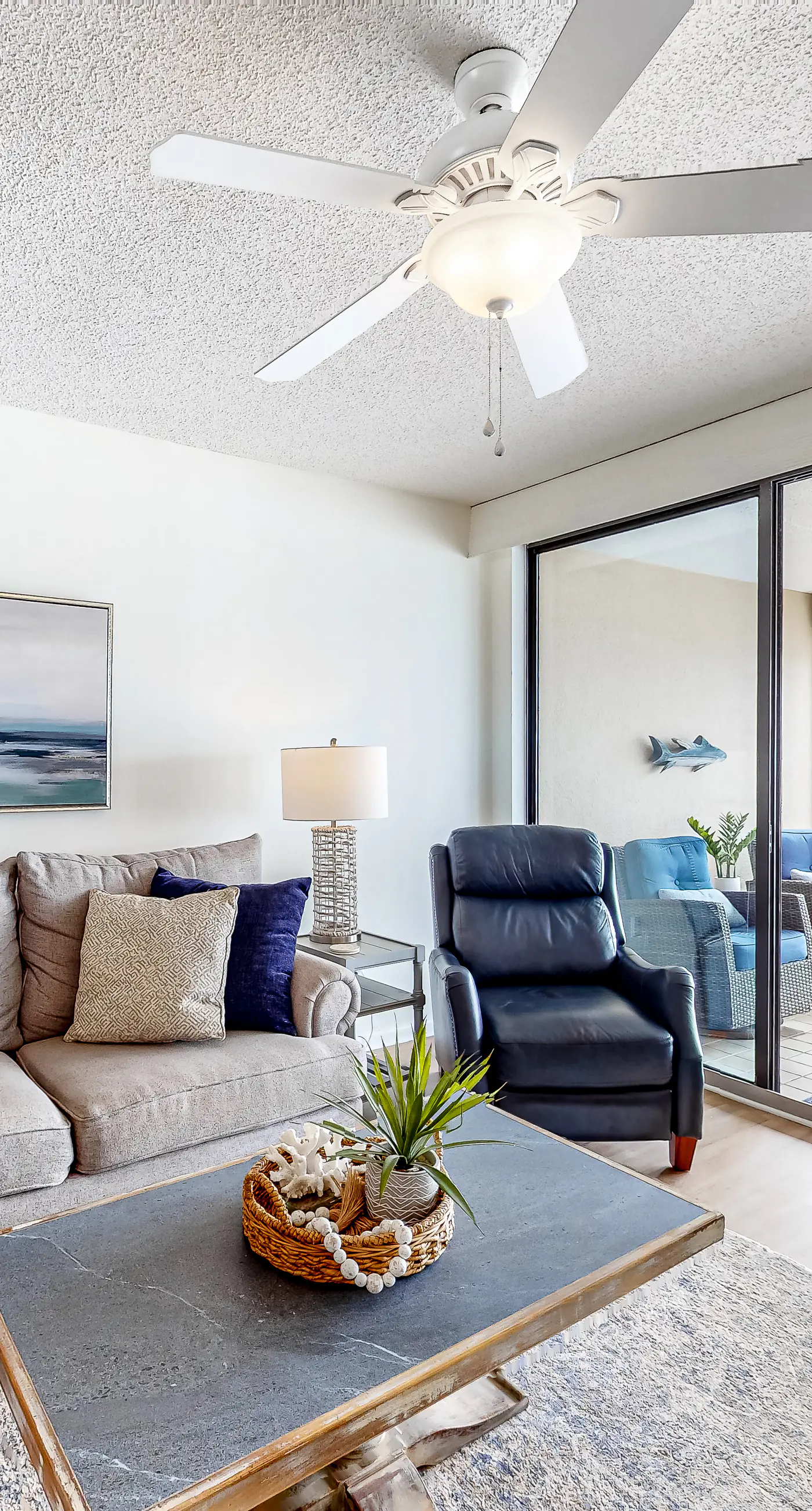 Inviting Gulf-front condo with hot tub, pool & spacious, furnished balcony