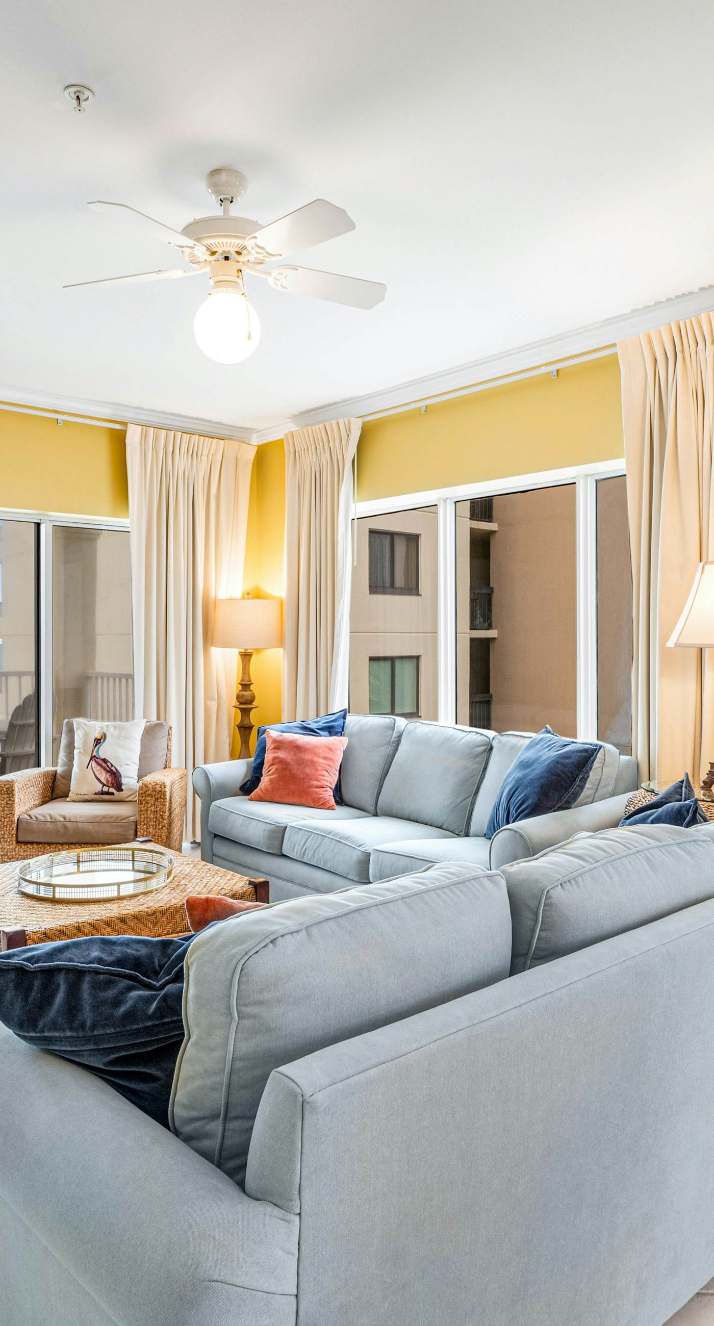 Beachfront condo with Gulf front shared pool, private balcony, and grilling area