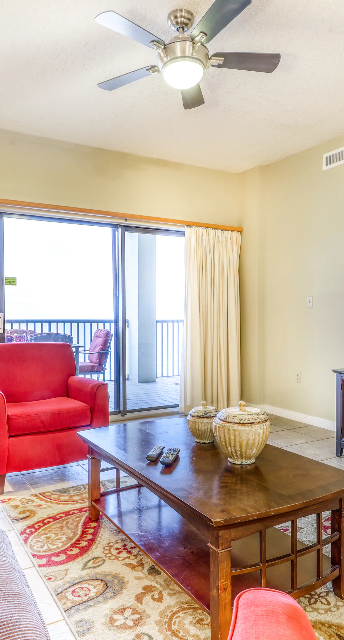 Beachfront condo with shared outdoor pool, heated indoor pool, sauna, & grill area